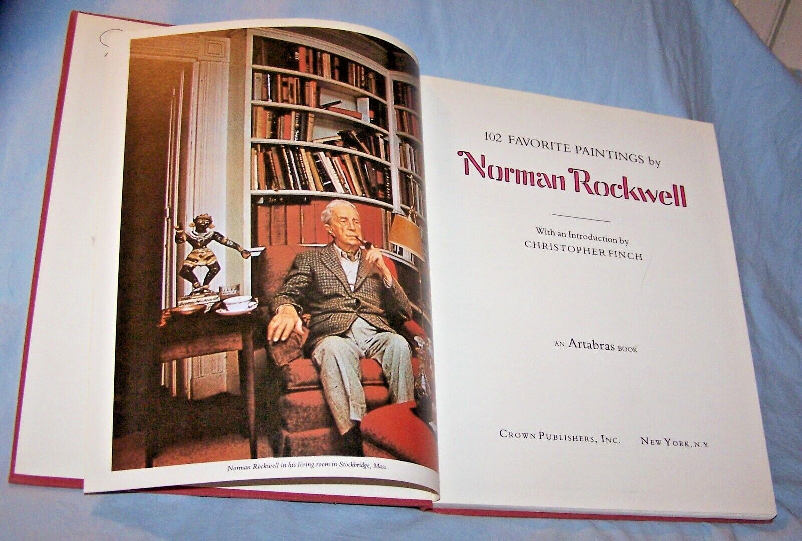 102 Favorite Paintings by Norman Rockwell w/dj HB-1978-160 pages