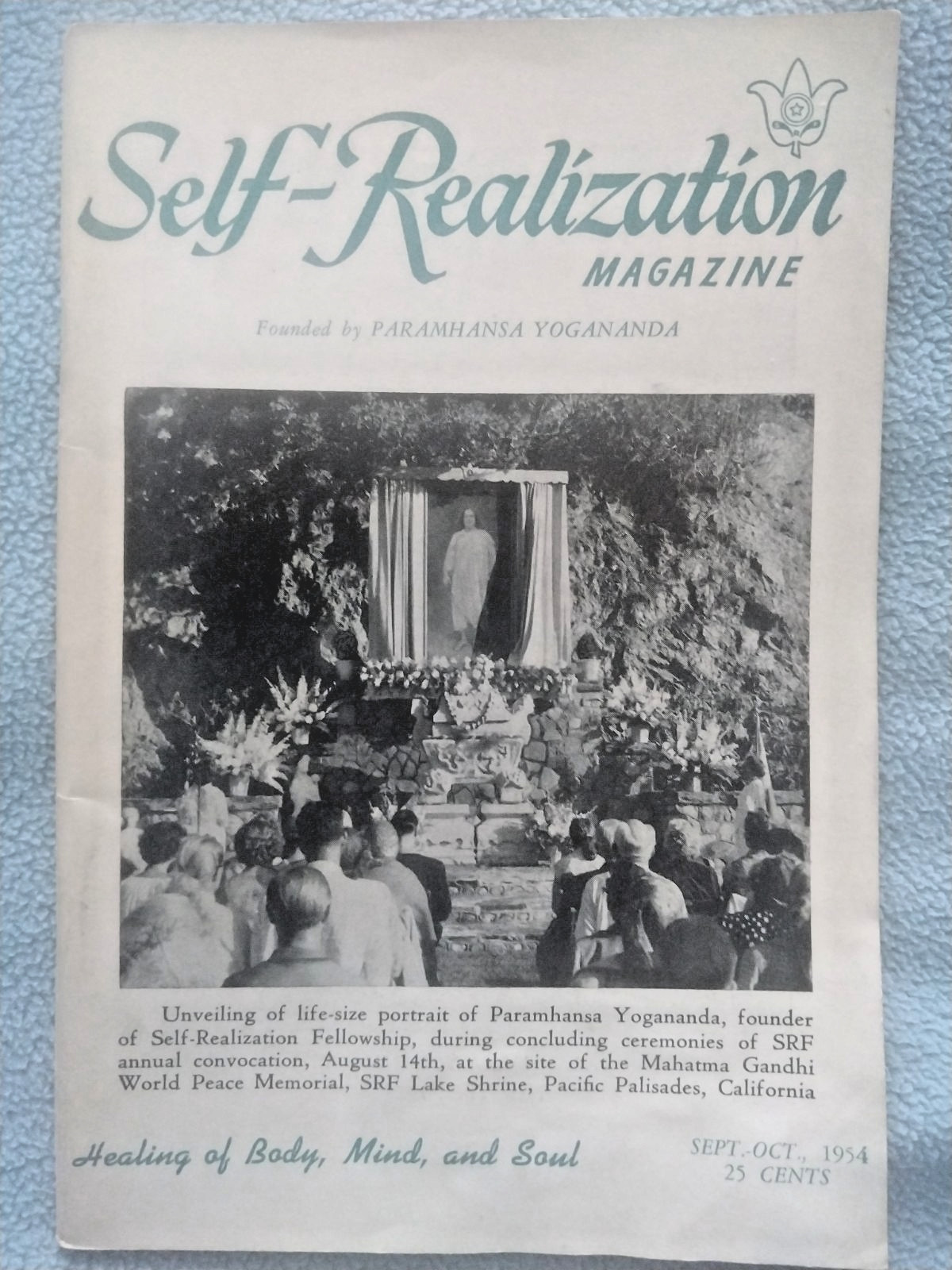 Self-Realization magazines – 5 vintage issues dated 1954 and 1957