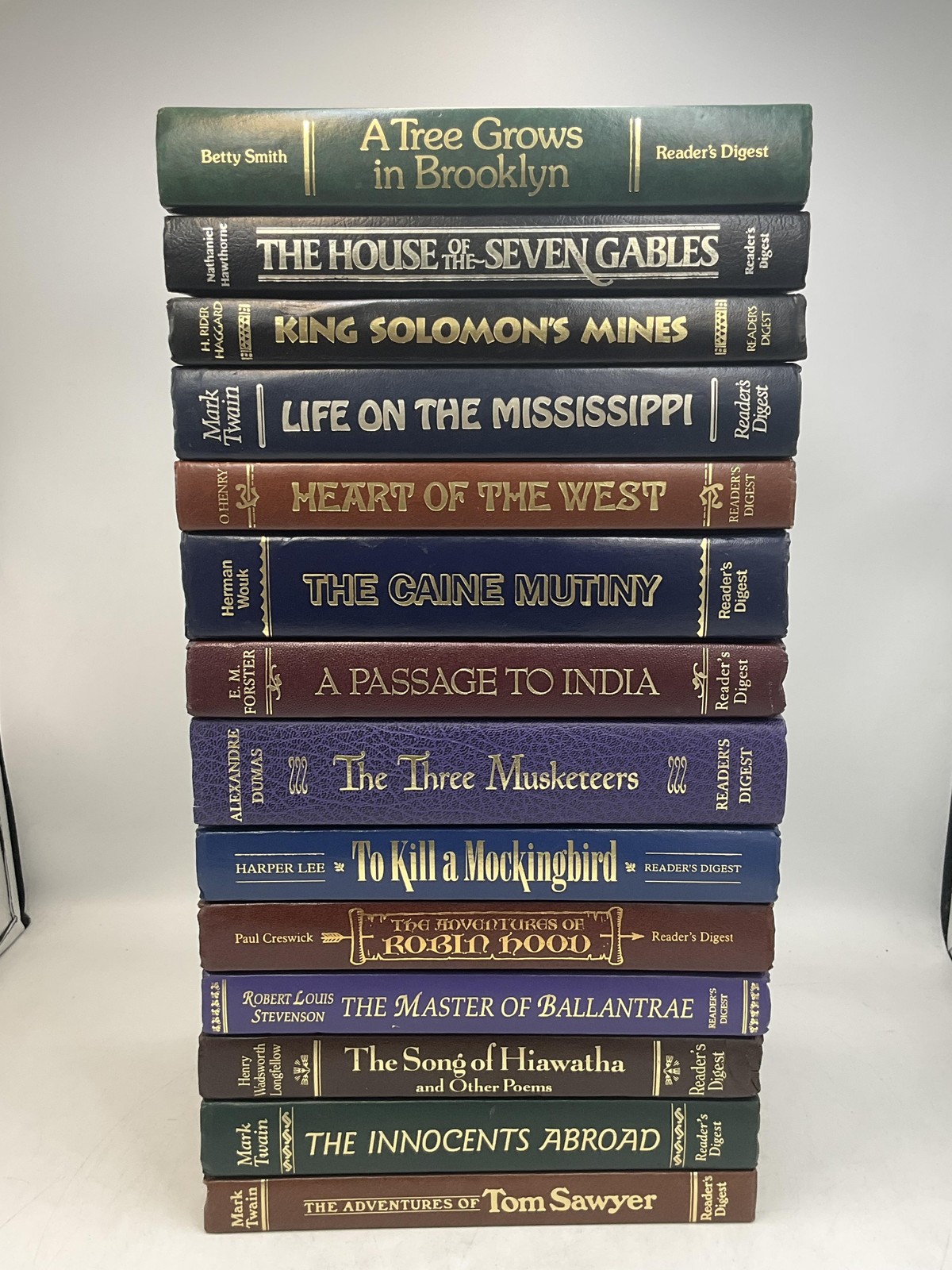 Lot Reader&rsquo;s Digest The World&rsquo;s Best Reading Various Authors Assorted Colors HC