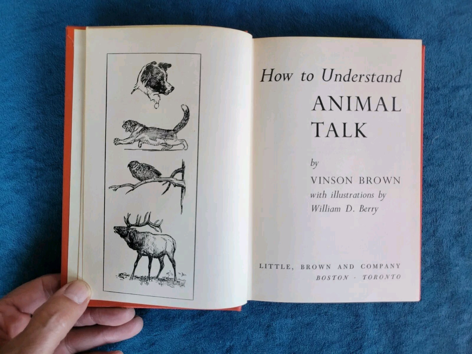 HOW TO UNDERSTAND ANIMAL TALK ; PUBLISHED 1958 ; HARDCOVER ; 205 PAGES