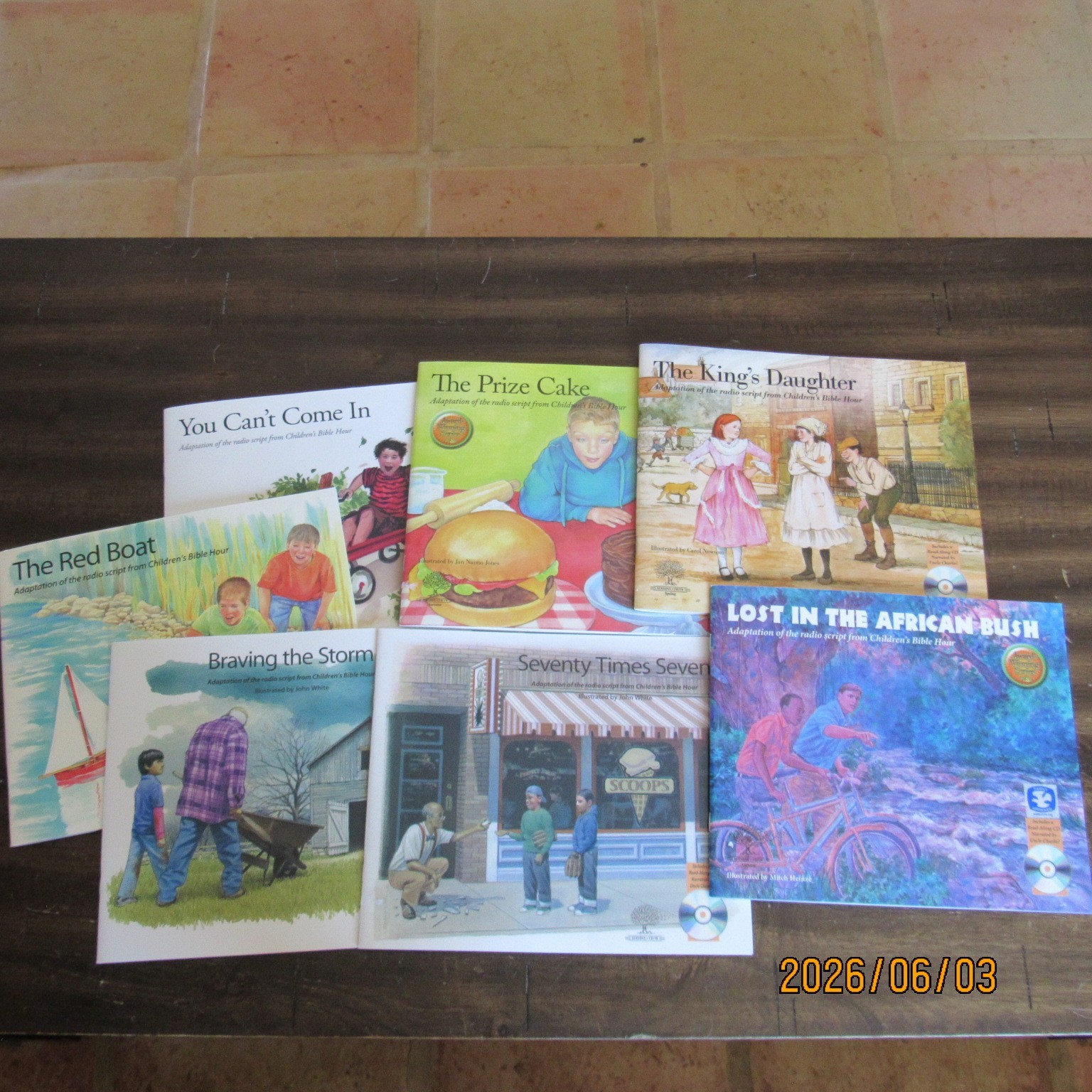 Lot 7-Seasons of Faith-CBH Ministries-Children&rsquo;s Bible Hour PB Books-CDs-2010&rsquo;s