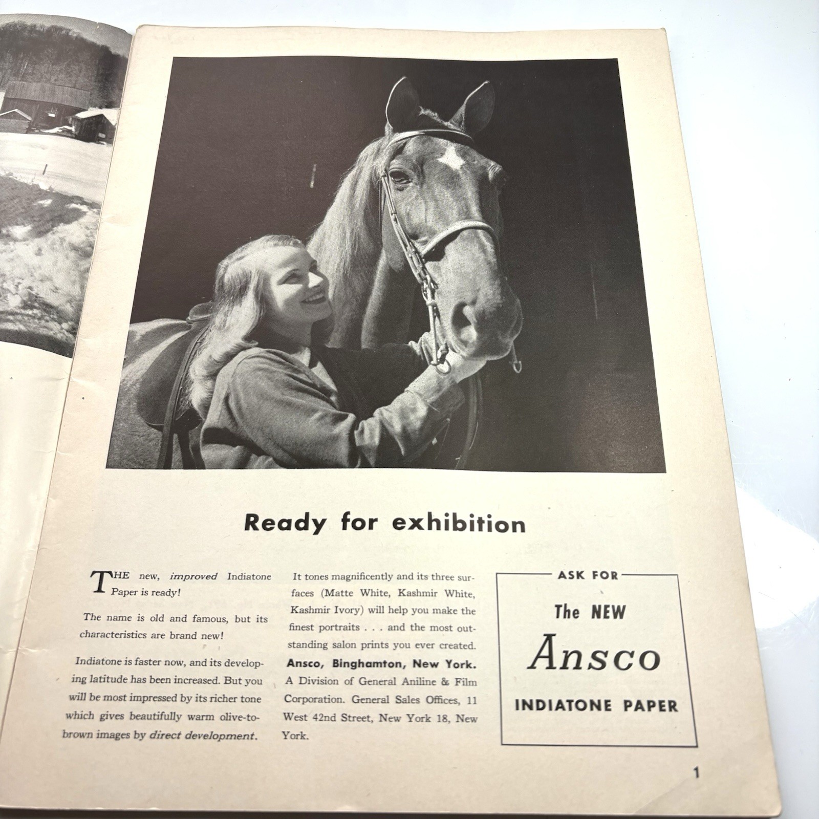 Vtg AMERICAN PHOTOGRAPHY Publication Jan 1947 .25 Awesome Pictures & Instruction
