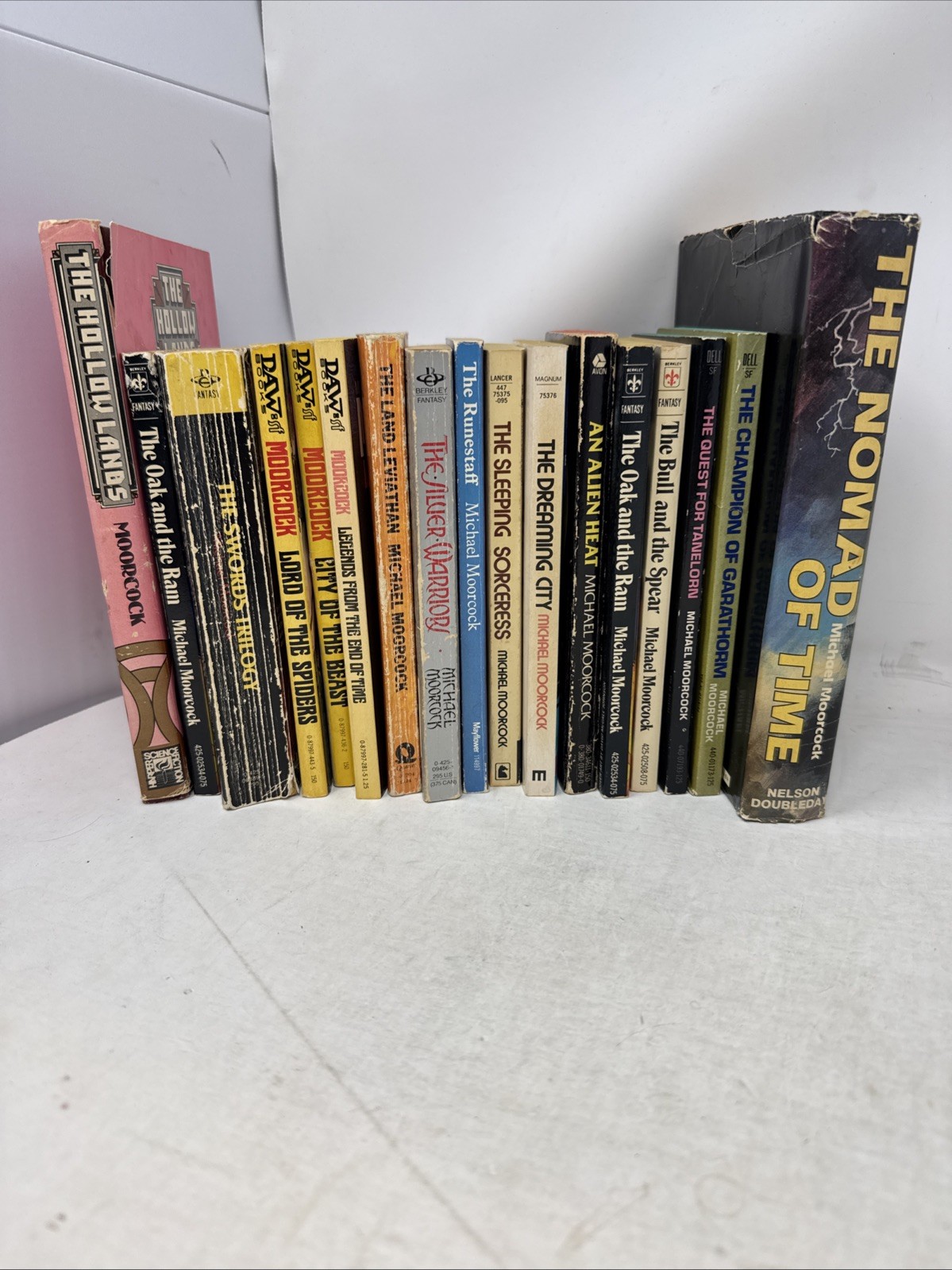Michael Moorcock Fantasy Lot – 17 Vintage Paperbacks/HC (Elric, Corum & More)