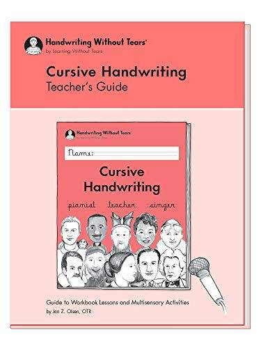 Cursive Handwriting Teacher&rsquo;s Guide by Learning Without Tears – Paperback – GOOD