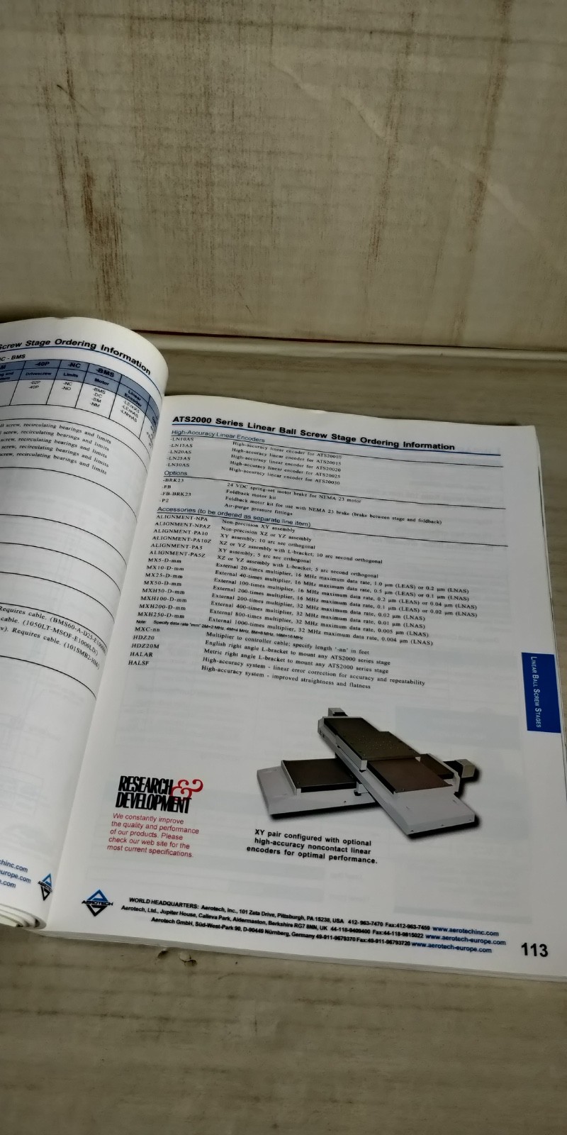 2000 AEROTECH POSITIONING SYSTEMS CATALOG 380 PAGES stages and controls C4