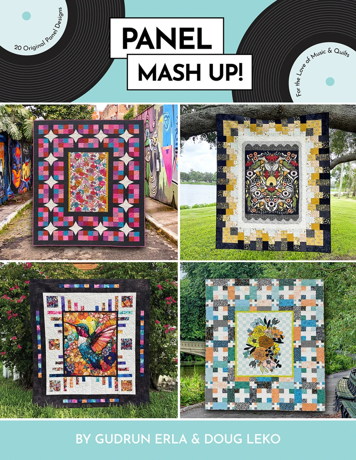 GE Designs PANEL MASH UP! Spiral Bound Pattern Book with 20 Pattern Designs