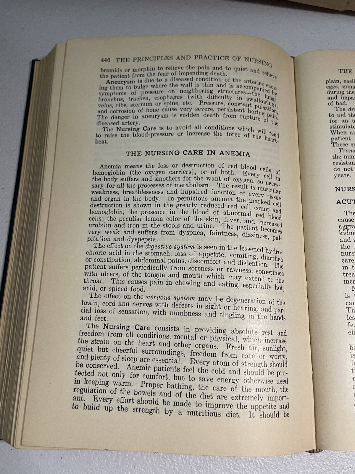 Antique Nursing Textbook The Principles and Practice of Nursing 1926 Inscribed