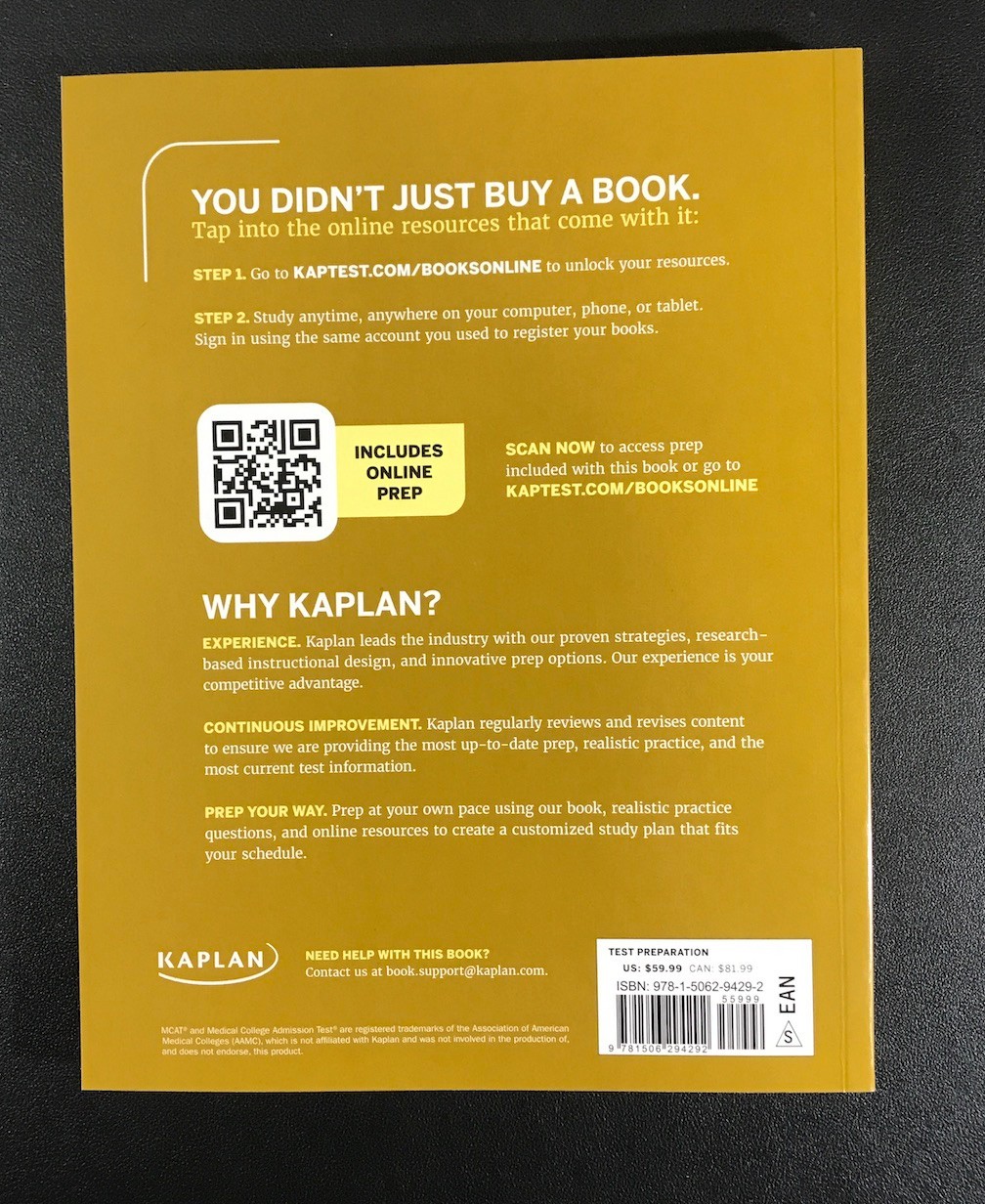 3 Kaplan MCAT 2025-2026 Books General Chemistry, Physics / Math, Critical…