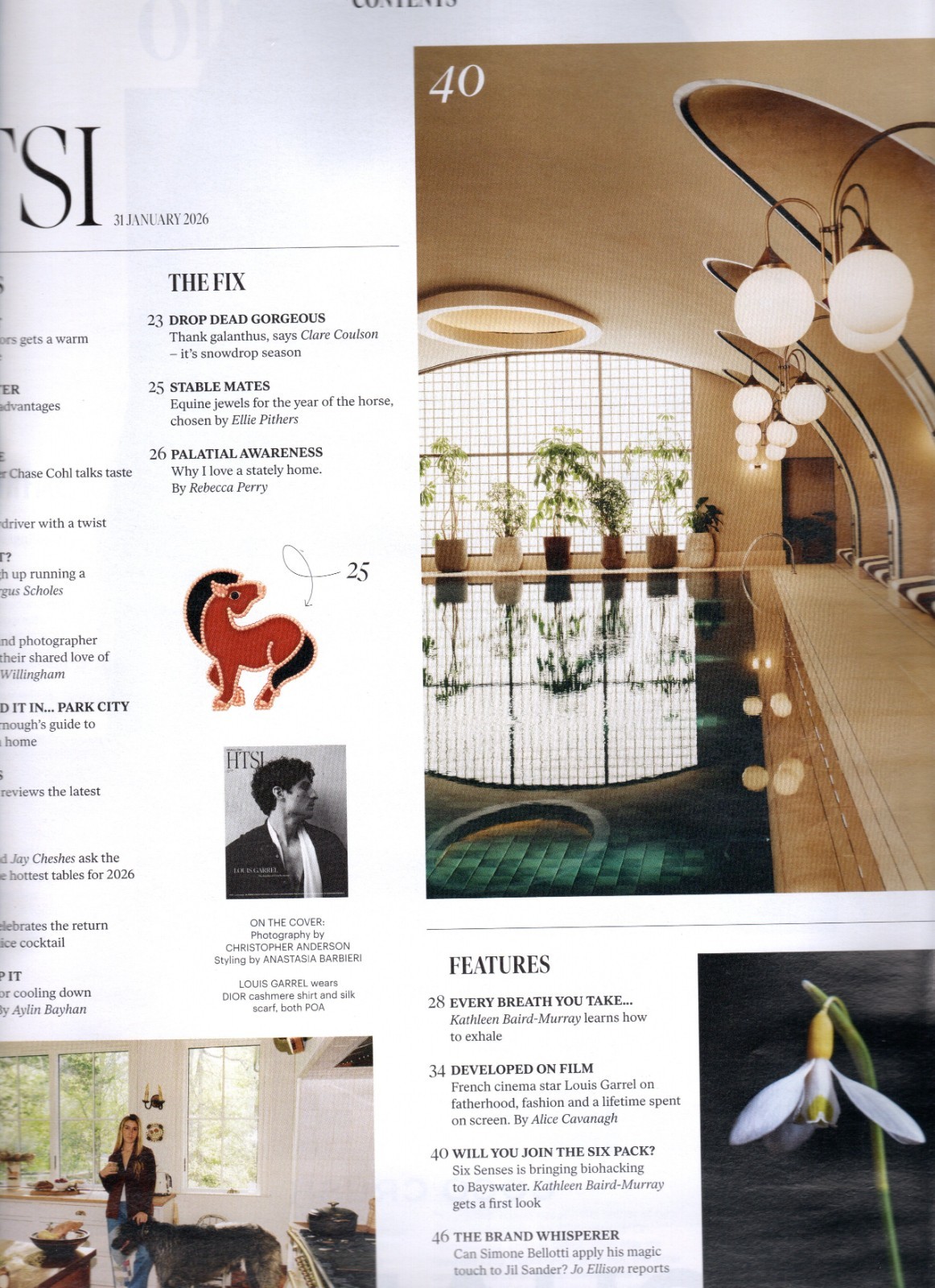 How To Spend It Magazine January 31 2026 – Louis Garrel, Chase Cohl.