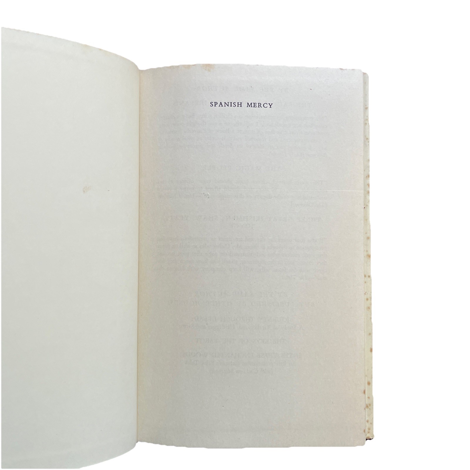 Spanish Mercy by Arland Ussher 1959 1st edition with dust jacket