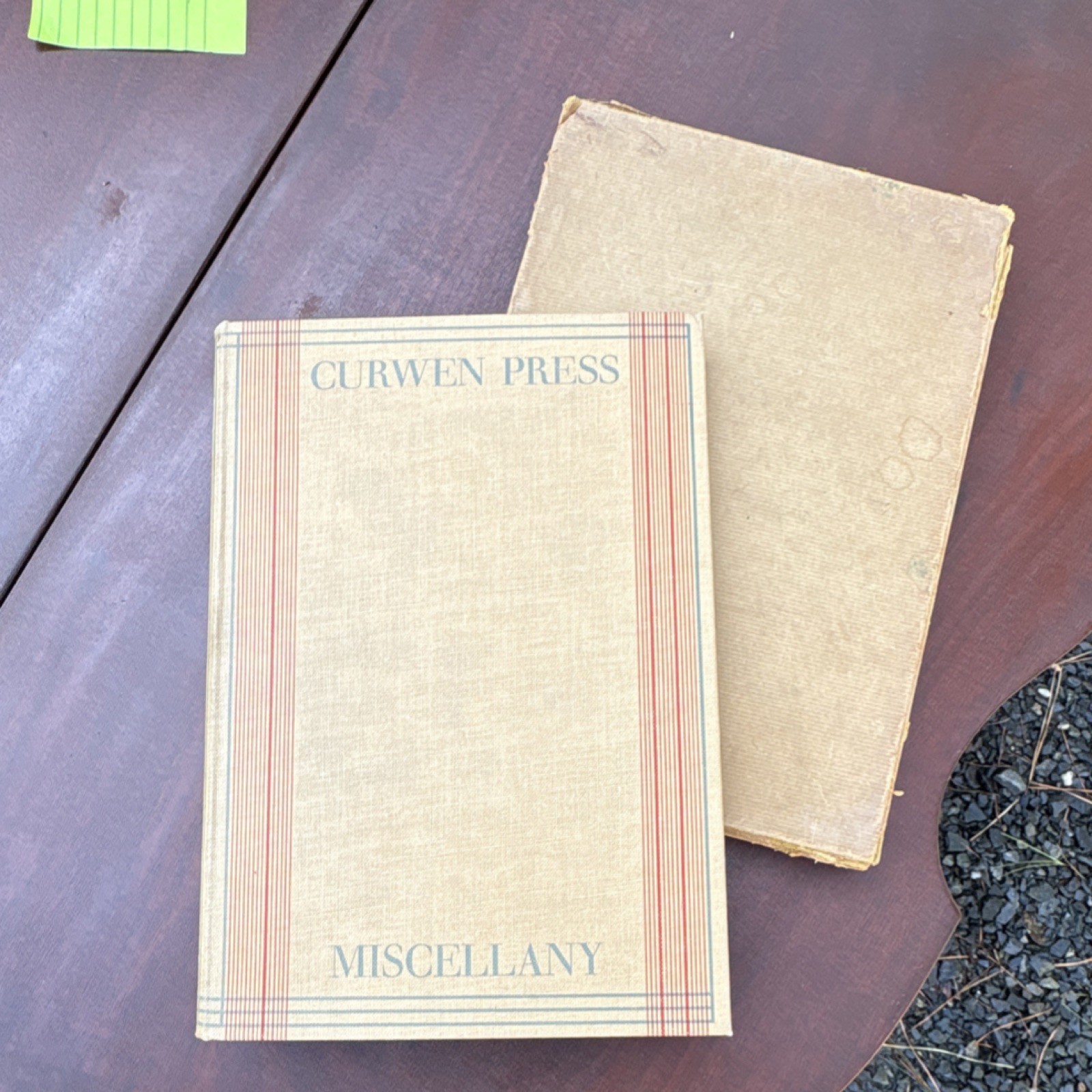 Curwen Press Illustrated Hardcover Miscellany 1931 Simon Kauffer London Art