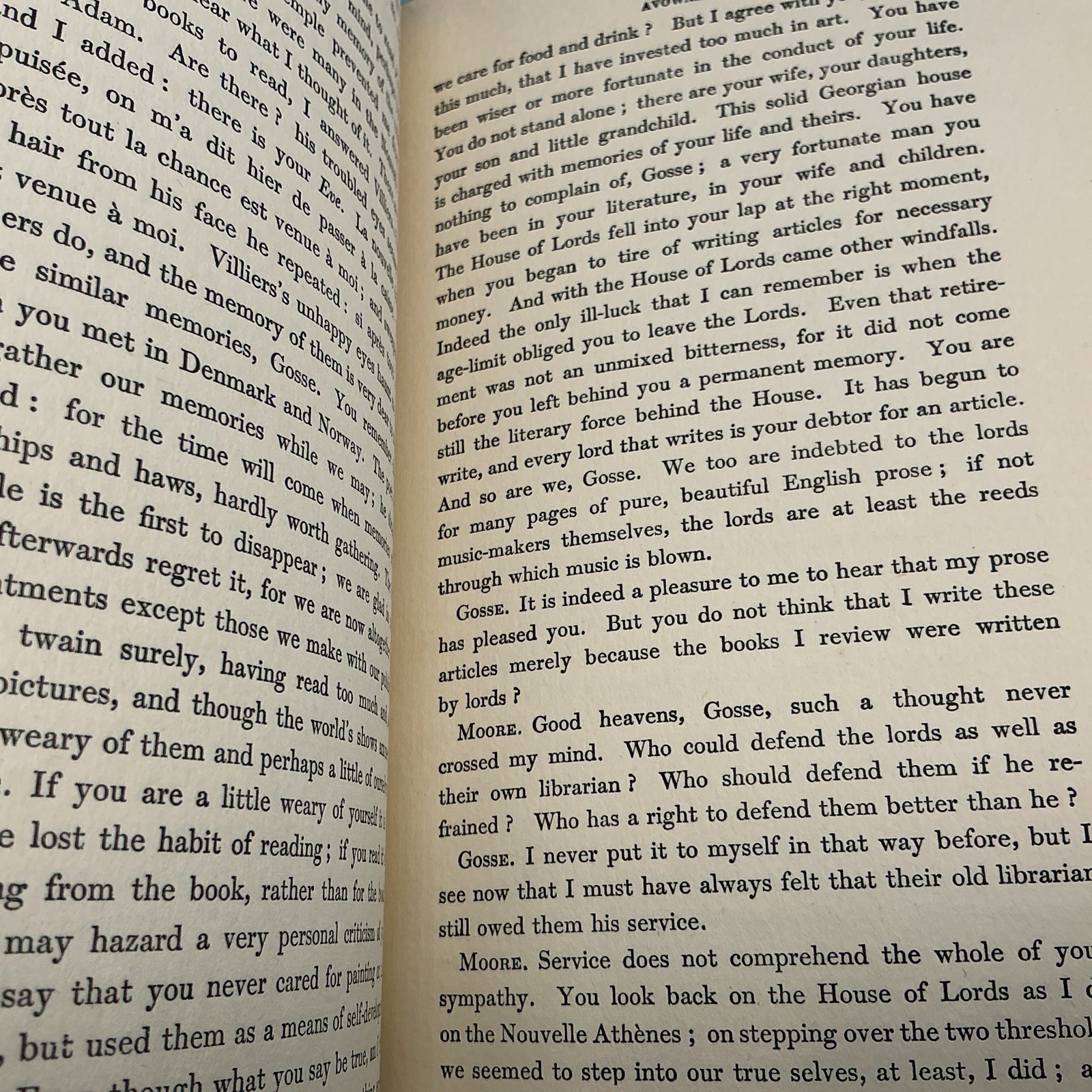 The Works Of George Moore. Avowals. Ebury Heinemann Edition 1936
