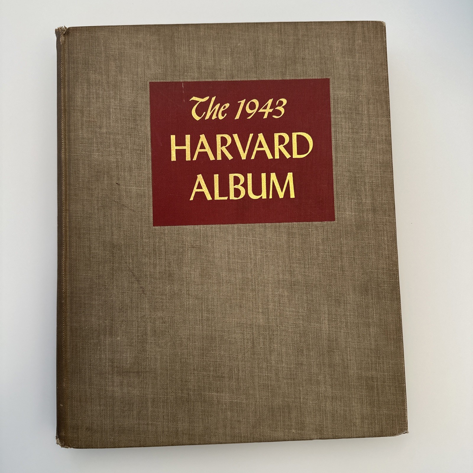 Harvard University 1943 Class Album Yearbook, WWII Era