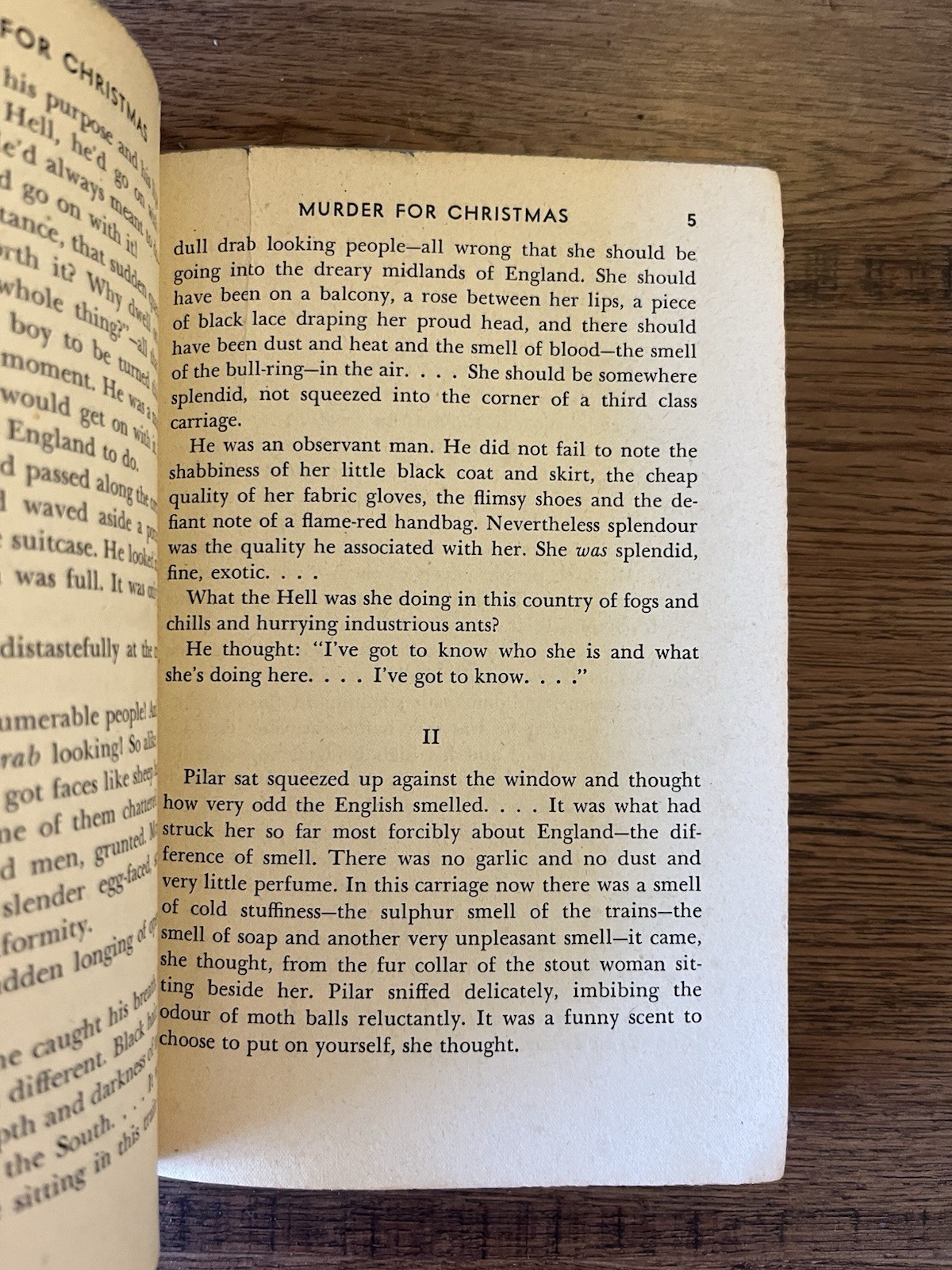 Agatha Christie MURDER FOR CHRISTMAS A Poirot Story 1945 2nd Printing No DJ