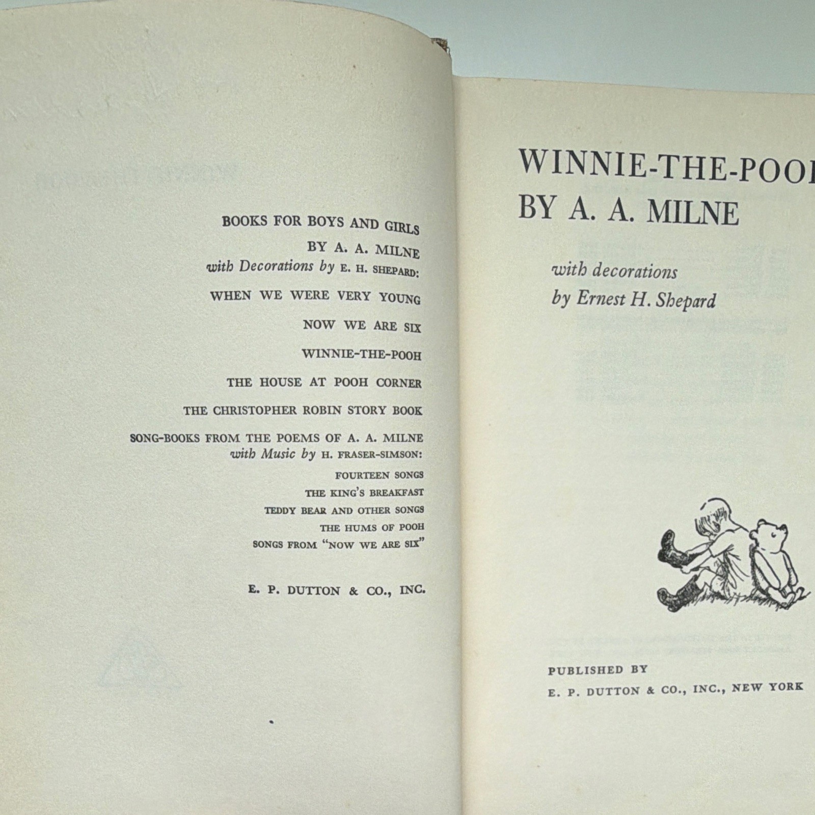 Winnie-the-Pooh A. A. Milne Hardcover Illustrated Ernest H. Shepard