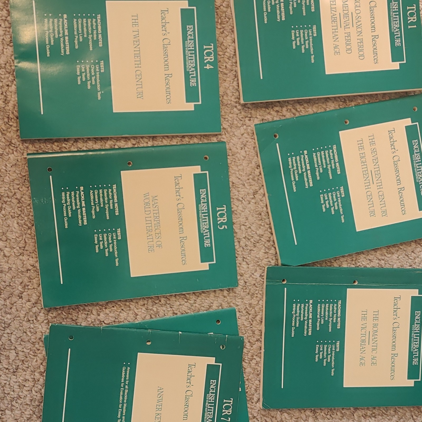 Harcourt English Literature with World Masterpieces Answer Key Ring/Wire Bound
