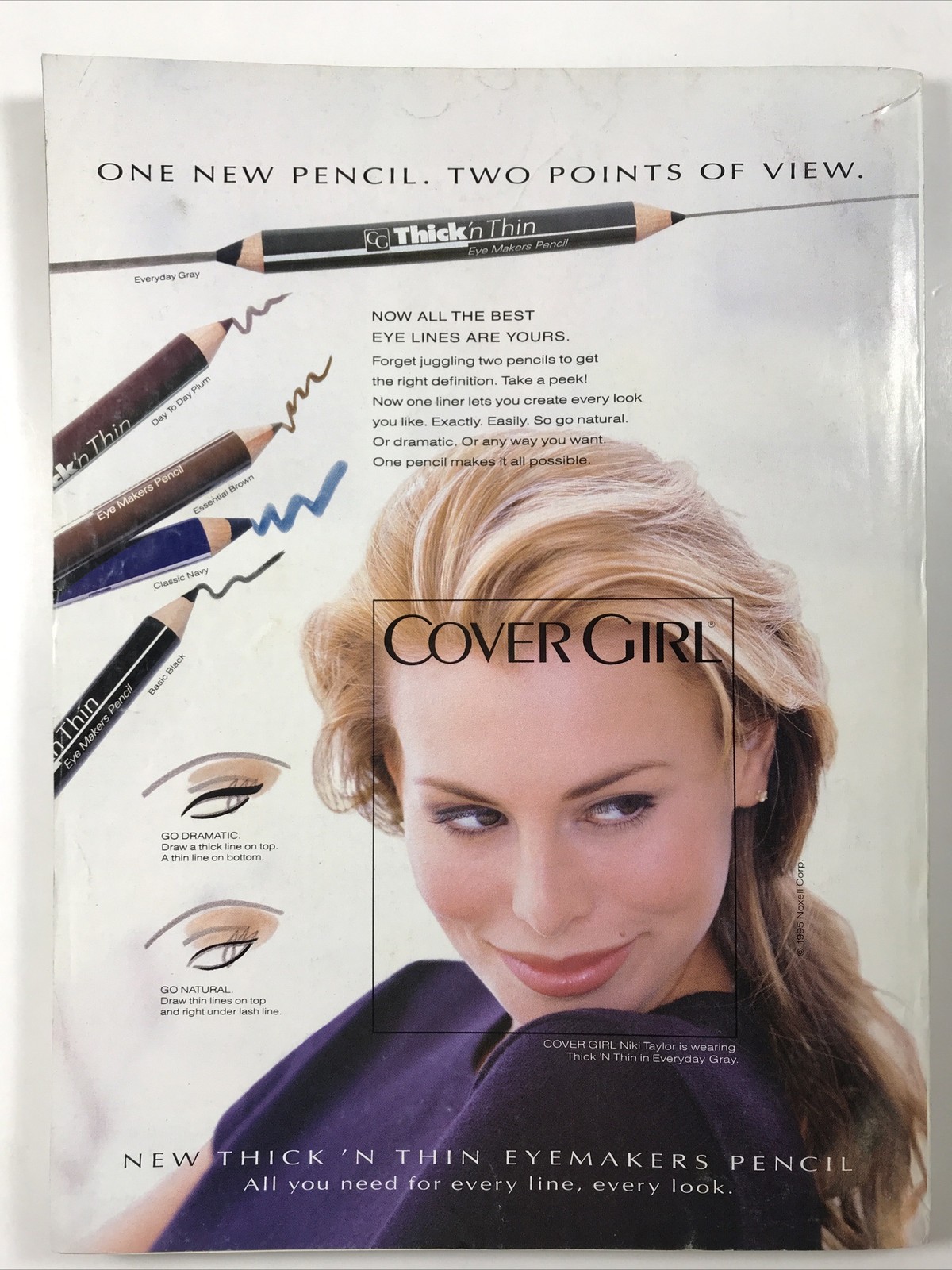 GLAMOUR magazine September 1995-Fashion makeup hair Best Fall Looks Karen Mulder