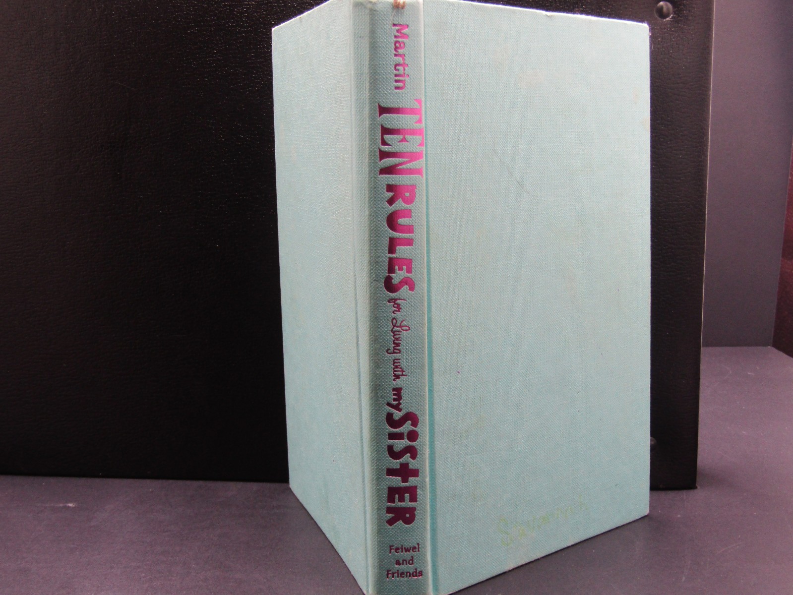 Ten Rules for Living with my Sister Feiwel and Friends by Ann M Martin kIds Book