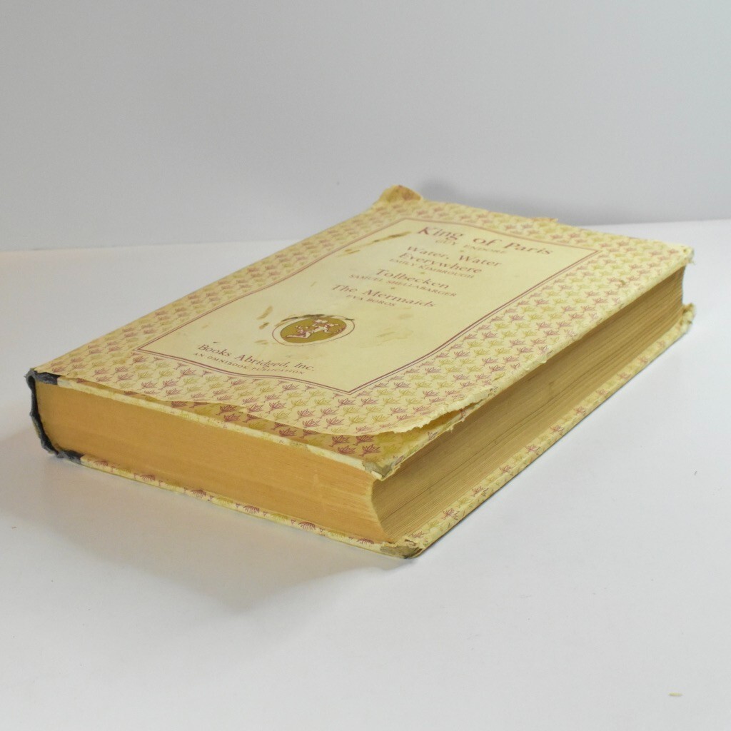 Books Abridged 4 in 1 – King Of Paris, Tolbecken, Etc. 1956 Hardcover Vintage