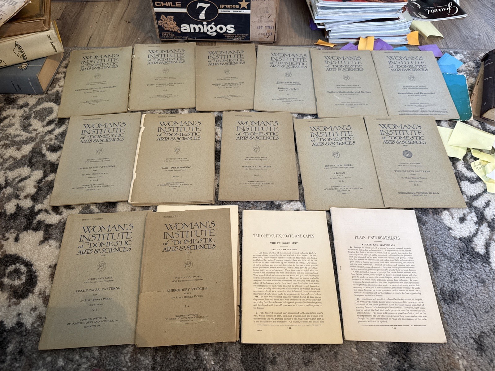 15 Booklets – Women’s Institute of Domestic Arts & Sciences Manuals