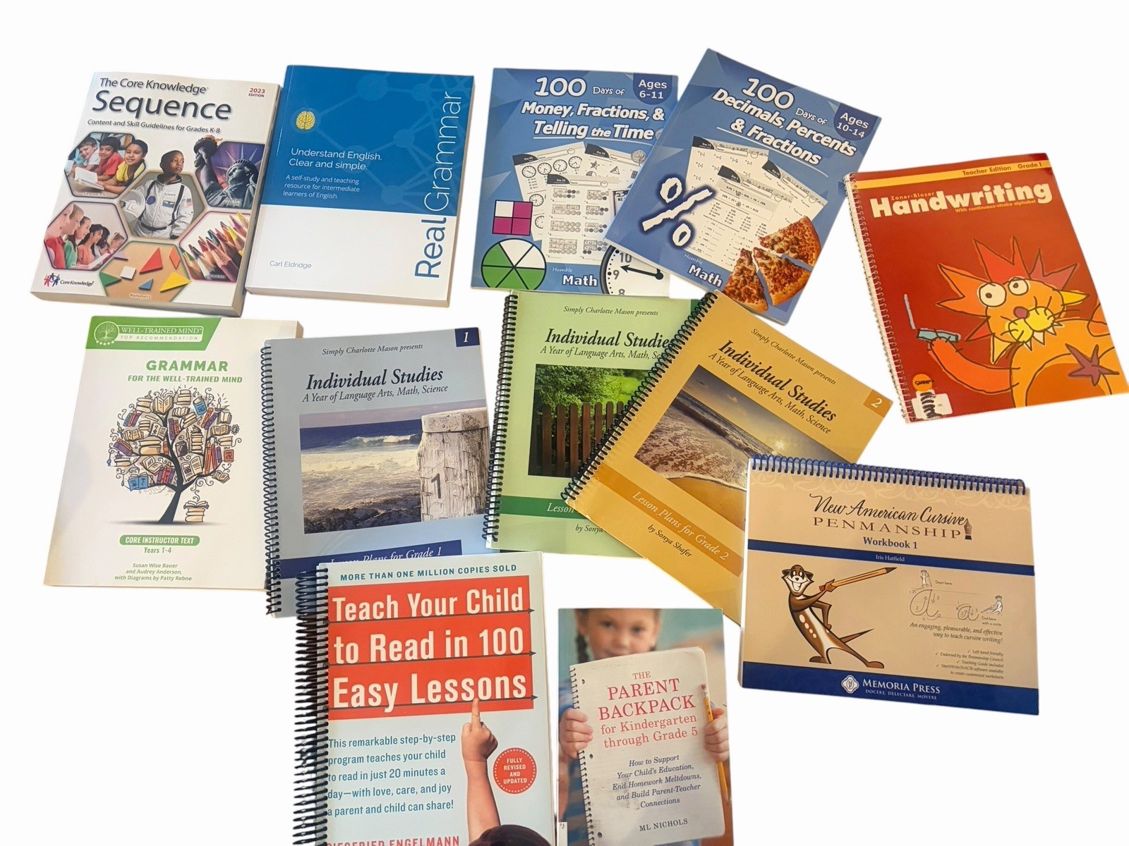 Homeschool Lot Well-Trained Mind Grammar Core Knowledge Teach Child Read