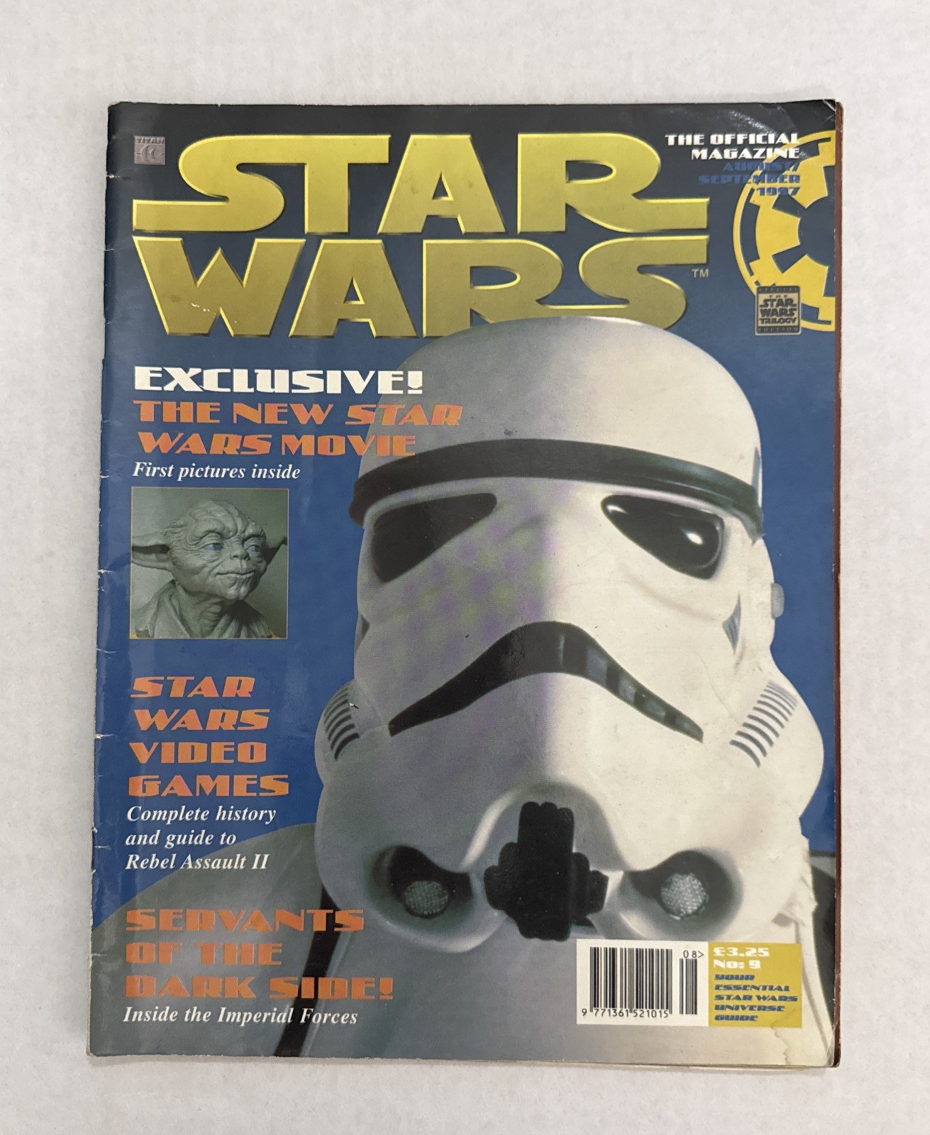 STAR WARS THE OFFICIAL MAGAZINE AUG/SEPT 1997 ISSUE NO9 COVER STORMTROOPER