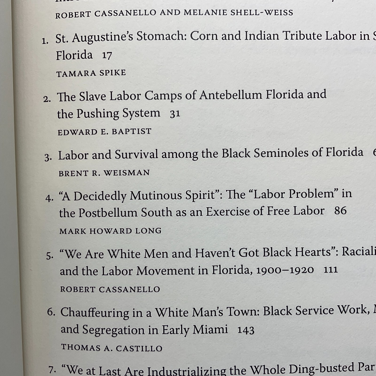 Florida&rsquo;s Working-Class Past Current Perspectives on Labor Race Gender Hardcover