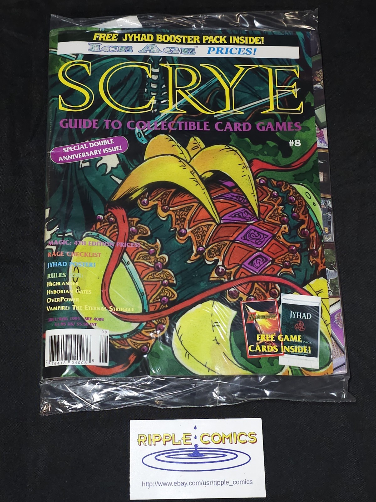 Scrye Magazine (1995) #8 Factory Sealed w/ All Bonus Items Included