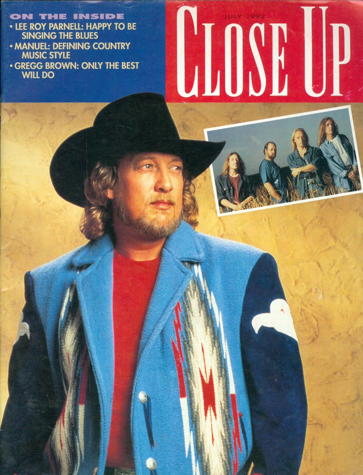John Anderson cover CMA Close Up magazine July 1992