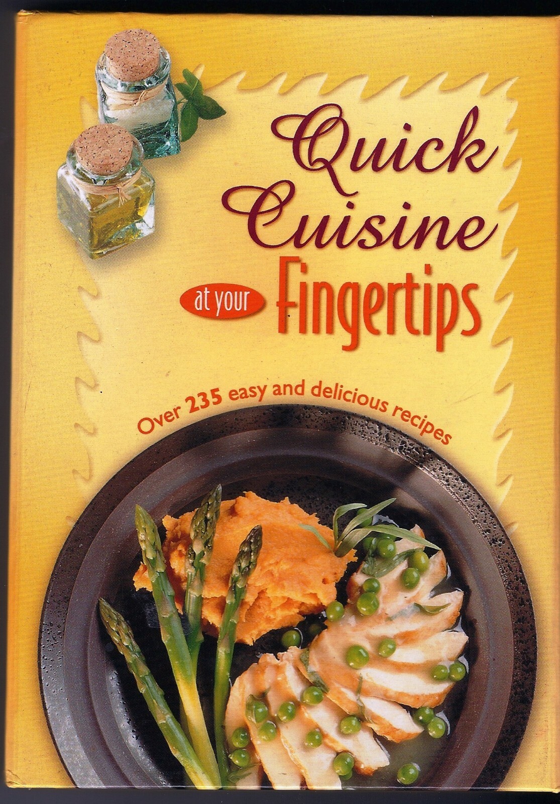 Quick Cuisine At Your Fingertips – Hardcover – Ring/Wire Bound – NEW