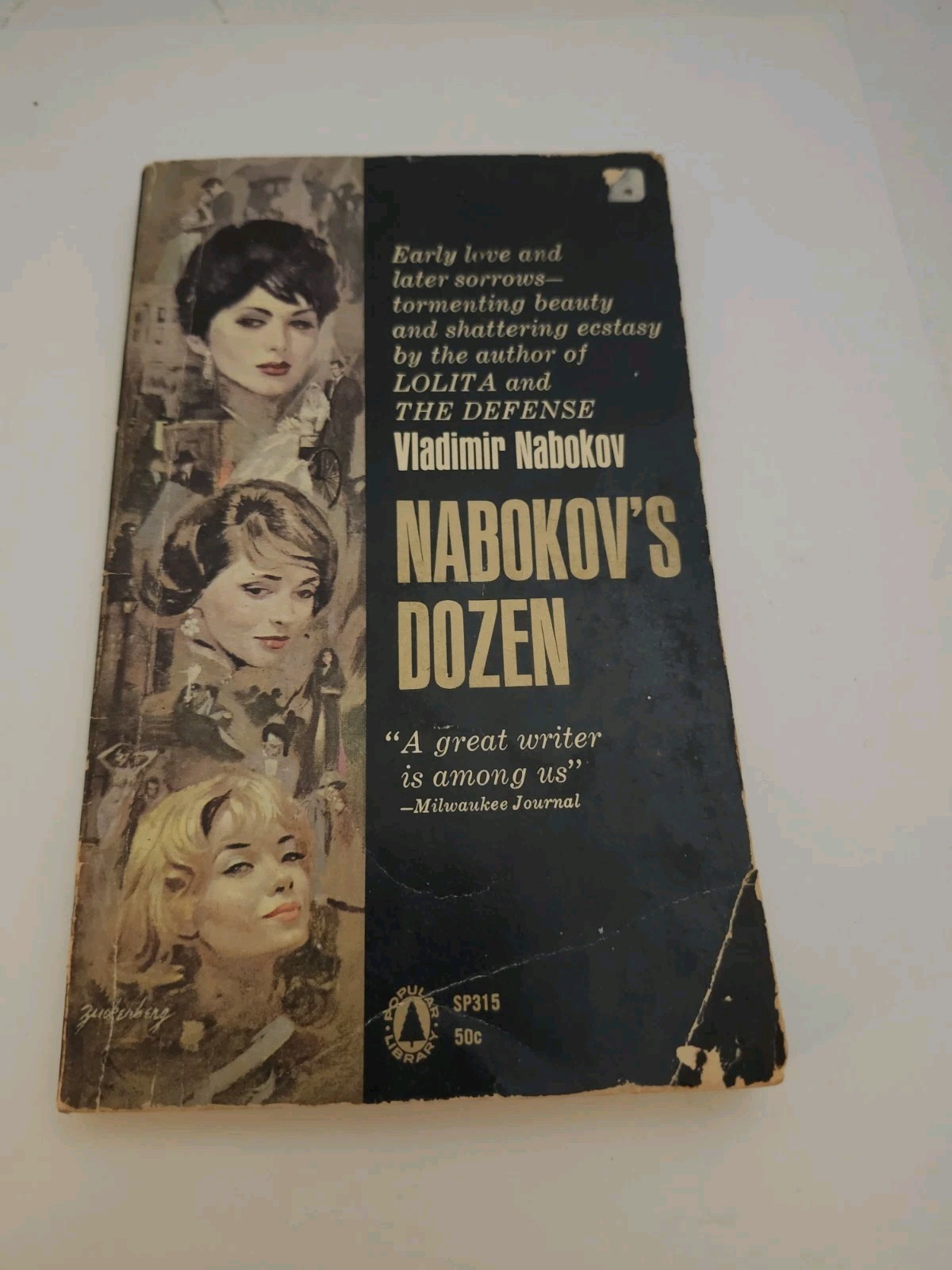 Nabokov&rsquo;s Dozen 1958 PB Paperback Vintage Popular Library Short Story Collection