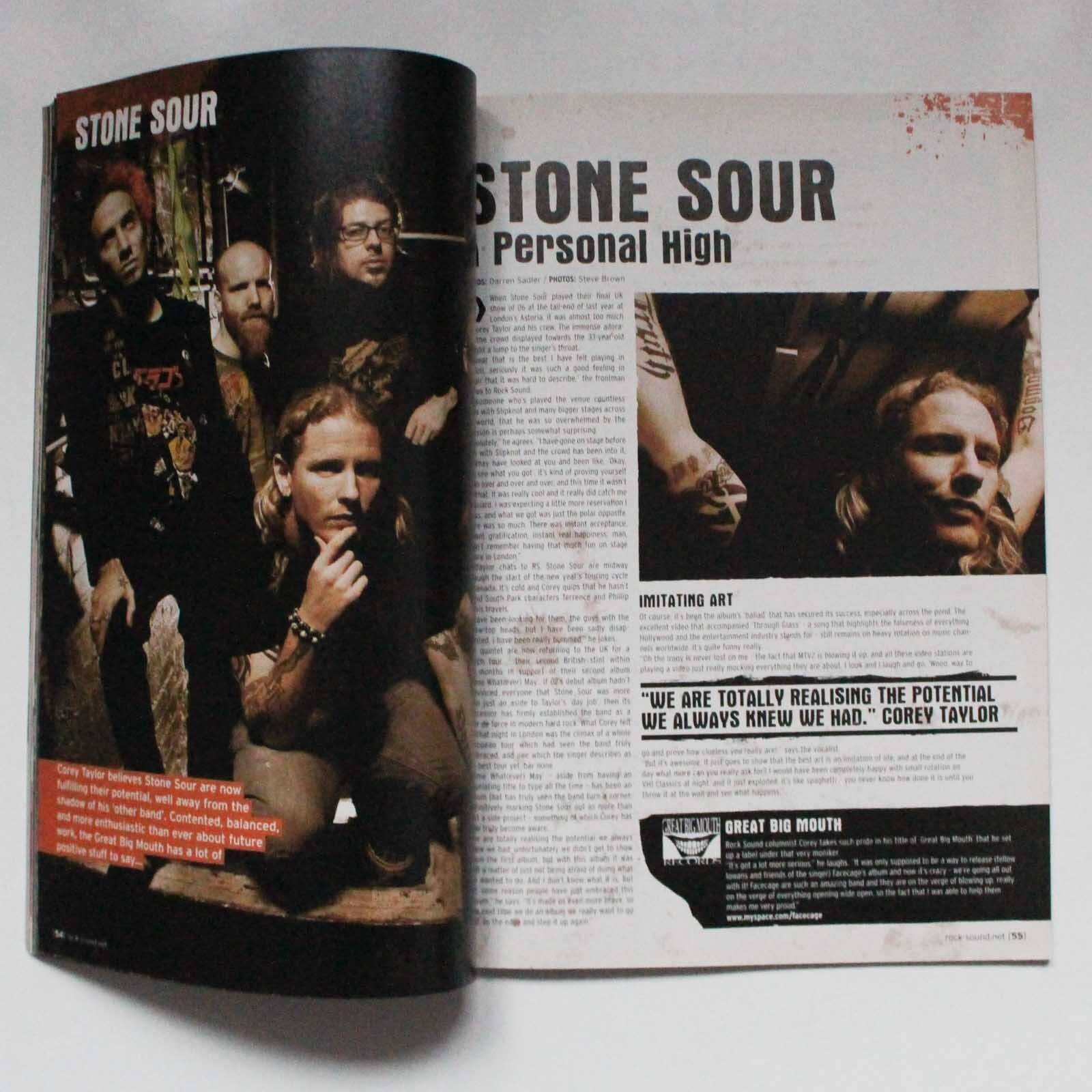Rock Sound Magazine Good Charlotte March 2007 Issue 94 Music Alternative