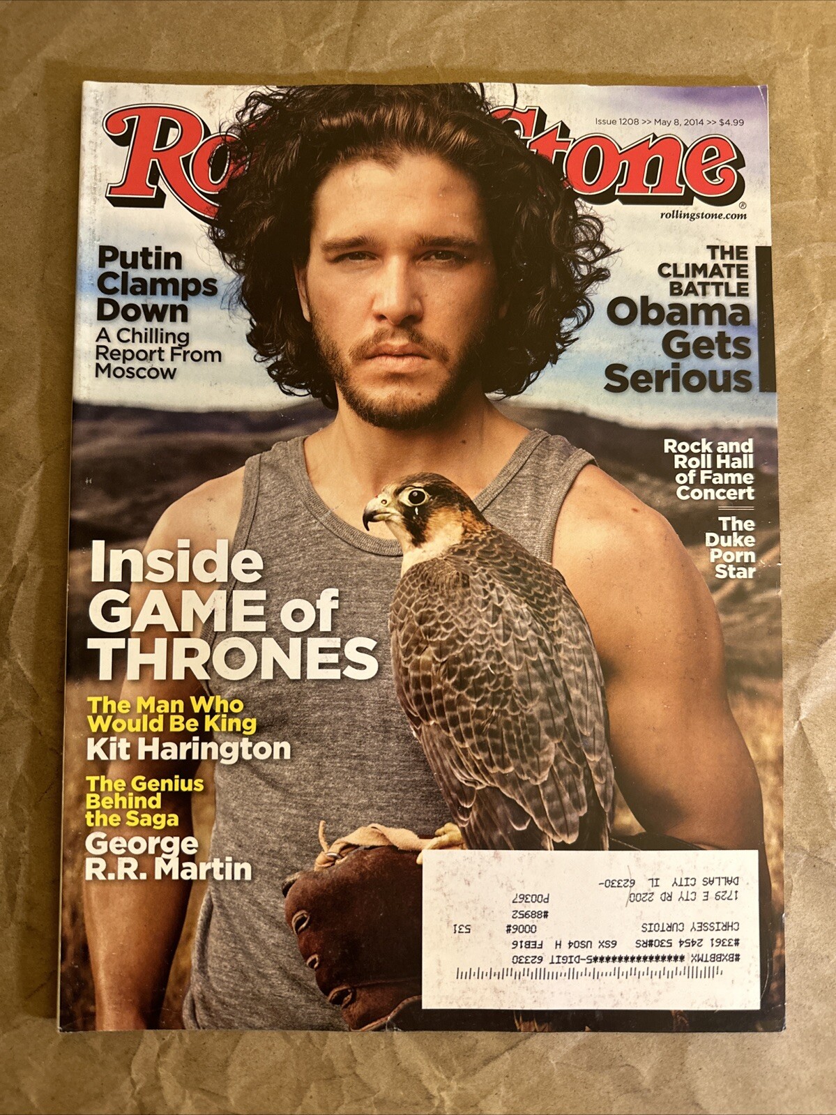 Rolling Stone Magazine Issue 1208 May 8, 2014 Kit Harrington