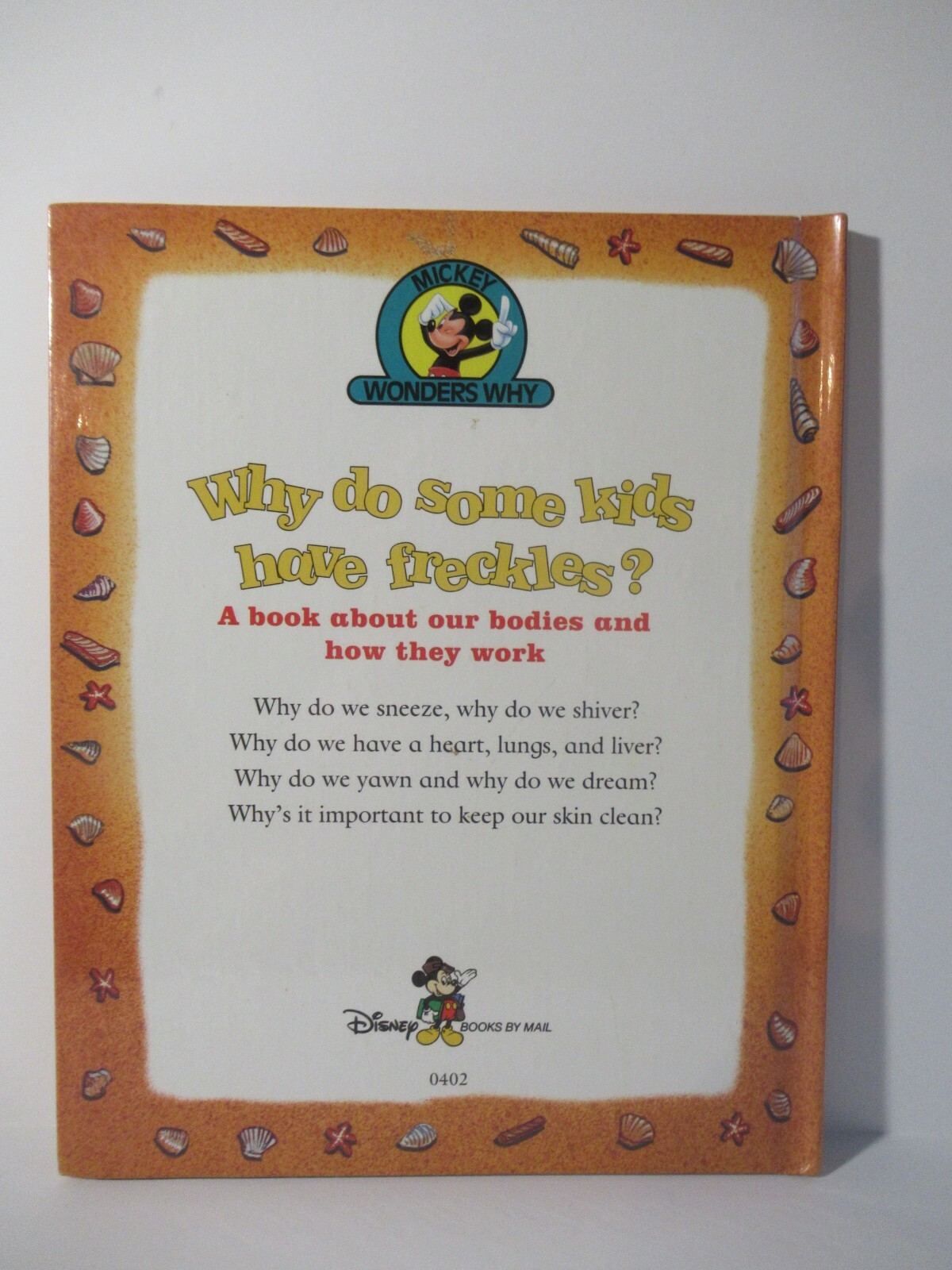 Mickey Wonders Why – Why Do Some Kids Have Freckles? (Hardcover) – Disney