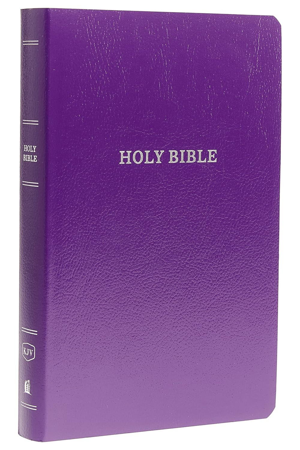 KJV Holy Bible: Gift and Award, Purple Leather-Look, Red Letter, Comfort Print: