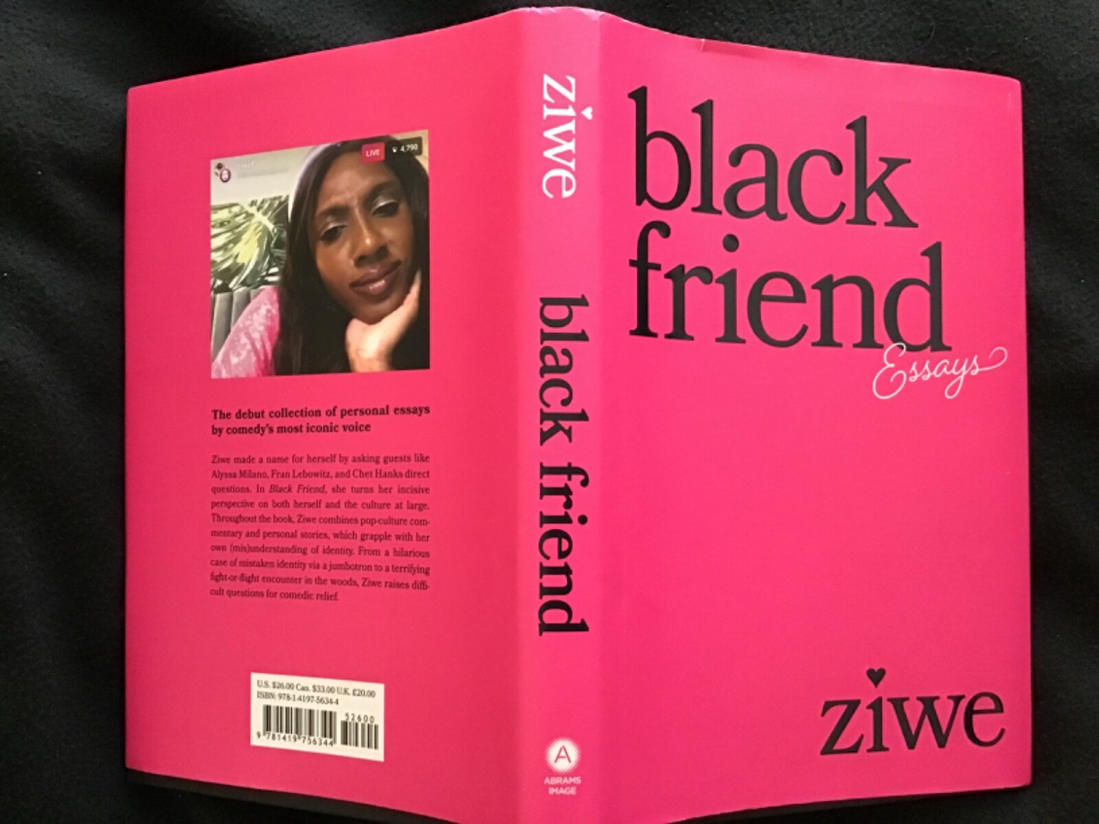 Black Friend: Essays-Hardcover book written by Ziwe Fumudoh-USED-2023- 181 pages