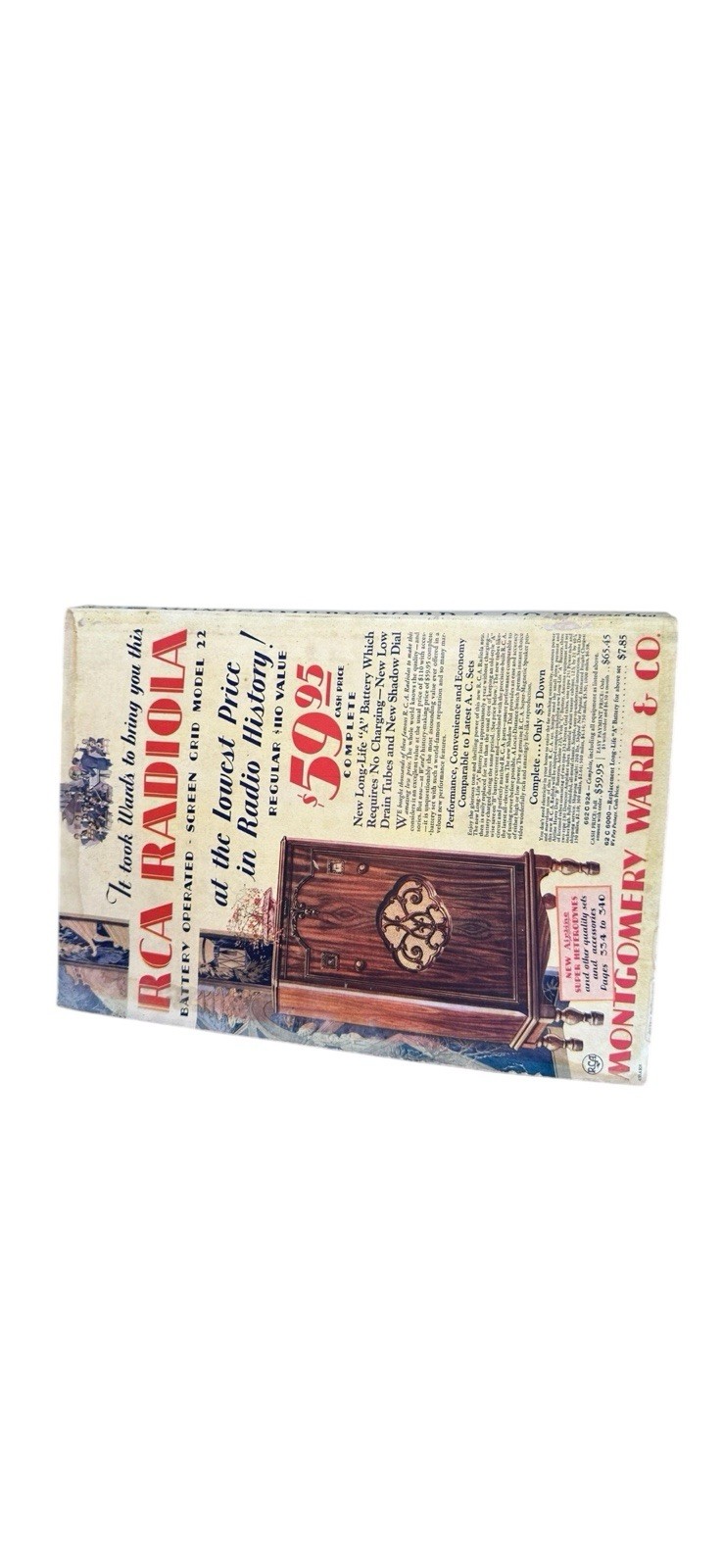 Vintage 1932 Montgomery Ward Fall & Winter Catalog 600 + pages – SCARCE
