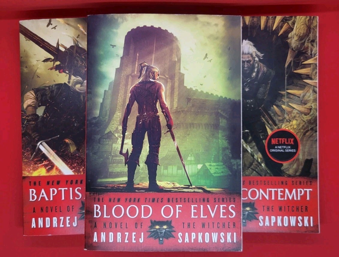 3 Novels from The Witcher By Andrzej Sapkowski Netflix Series