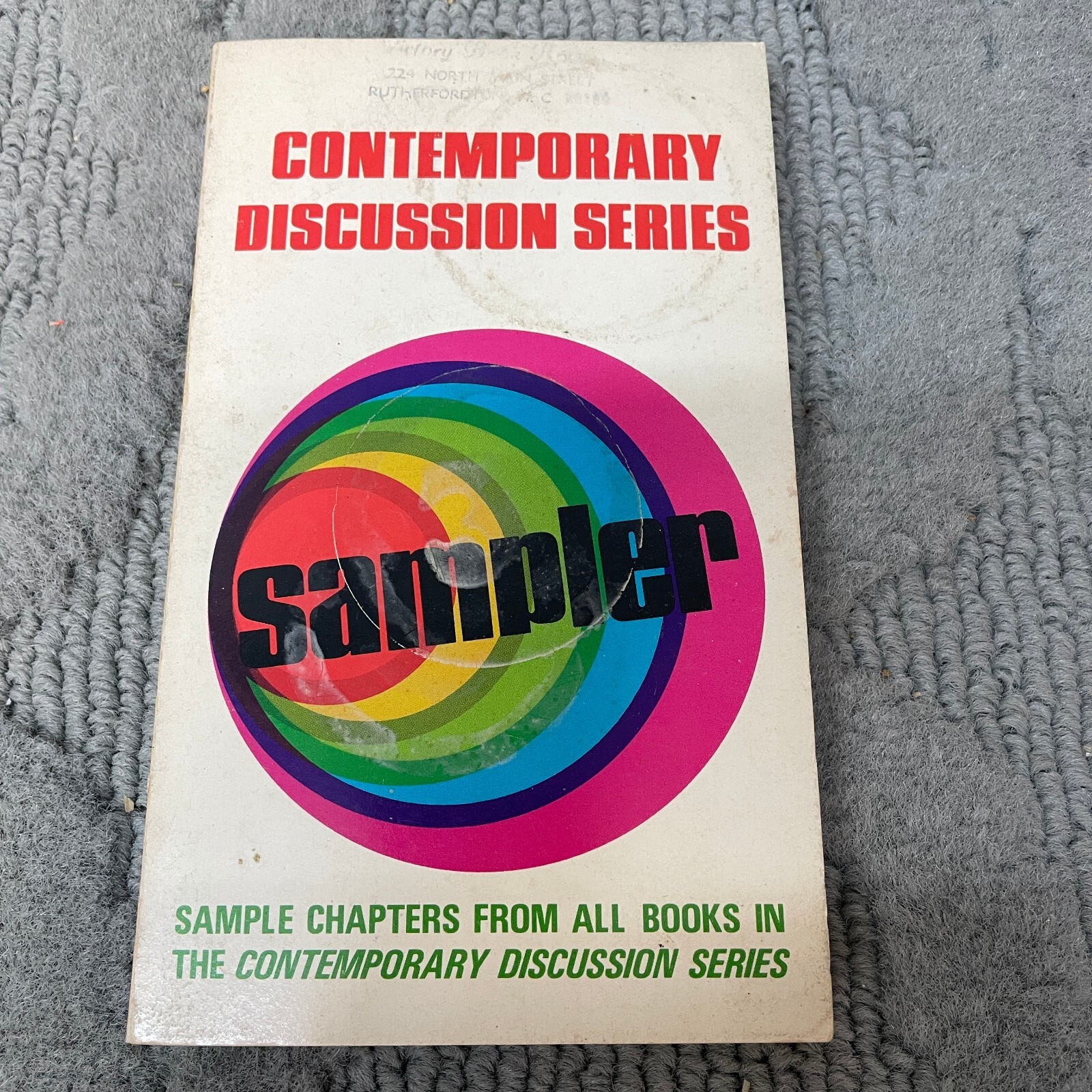 Contemporary Discussion Series Sampler Religion Paperback Book Baker Book House
