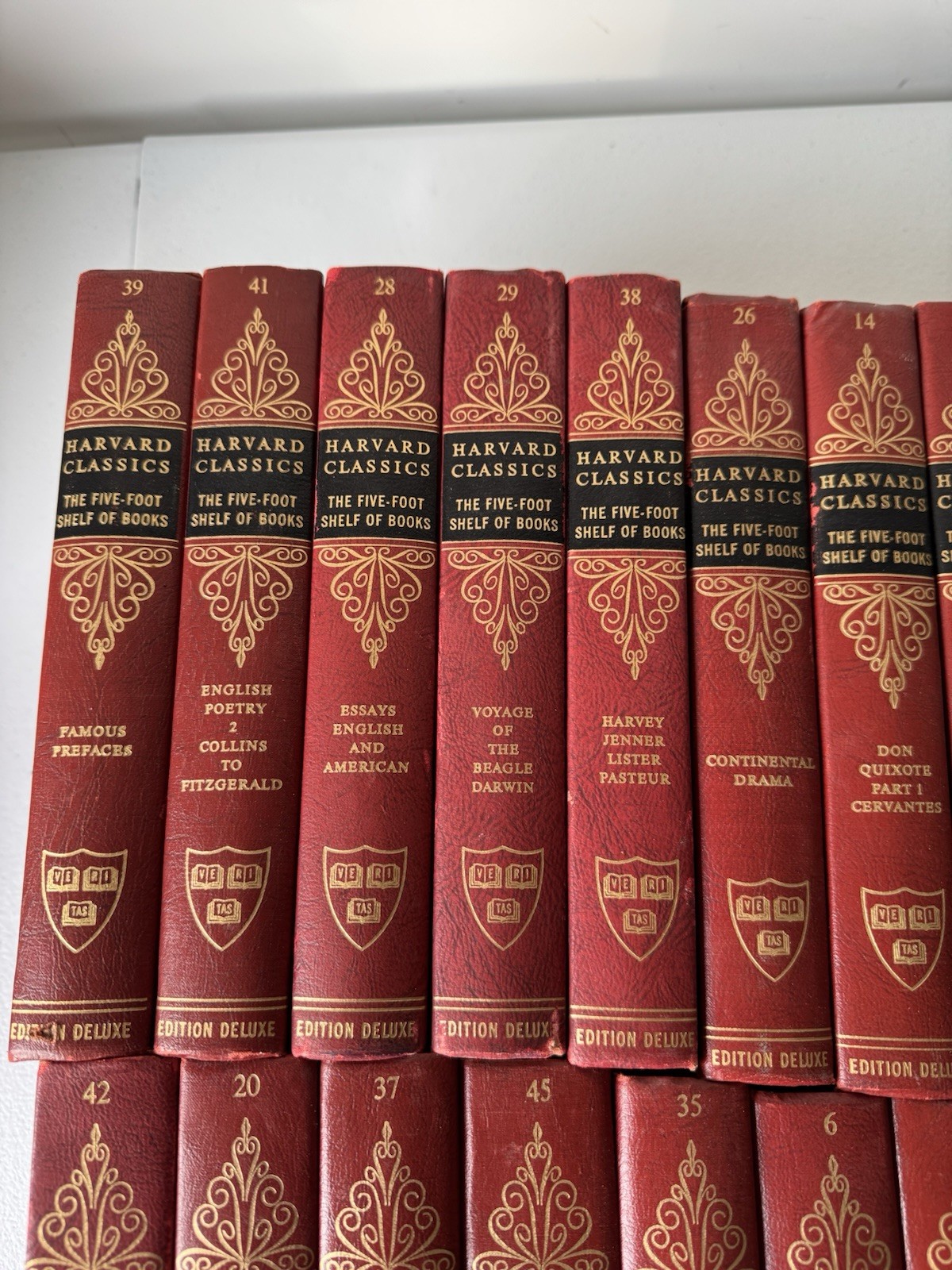 Harvard Classics Edition Deluxe Lot 22 Volumes 1965 Registered Edition