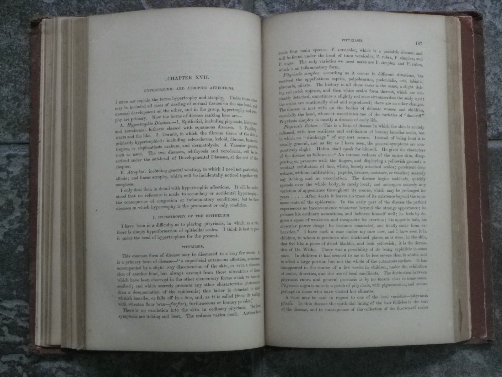 Skin Diseases-Description Pathology Diagnosis Treatment-Fox-1871-1st US Ed-Rare