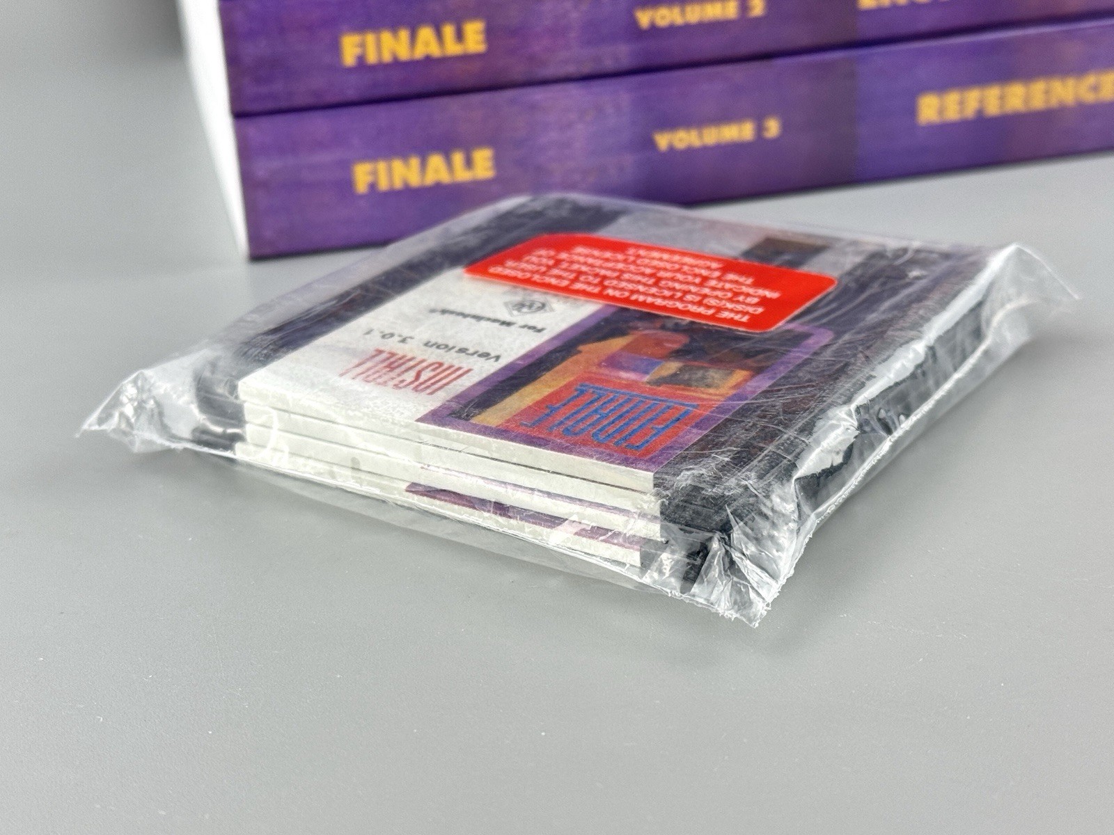 Finale: The Art of Music Notation 3.0 for Macintosh Mac w/ Sealed Disks & Books