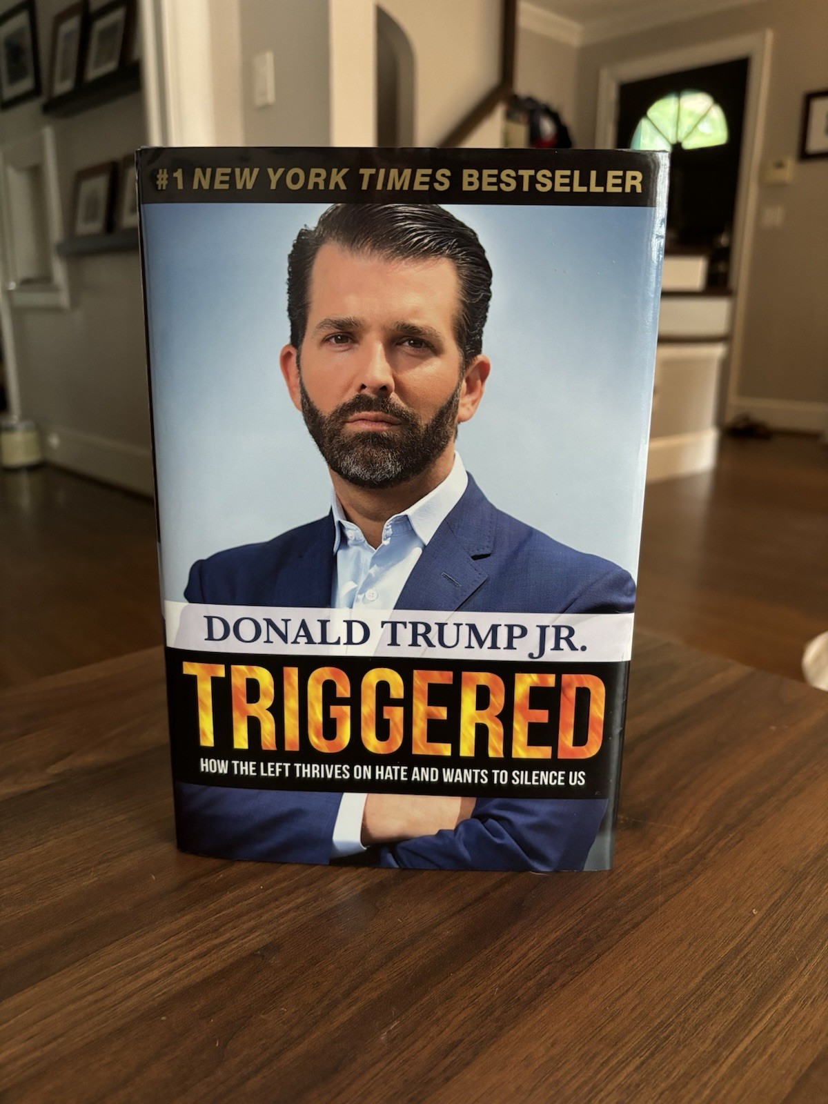 Triggered by Donald Trump Jr (2019, Hardcover) Signed/Autographed