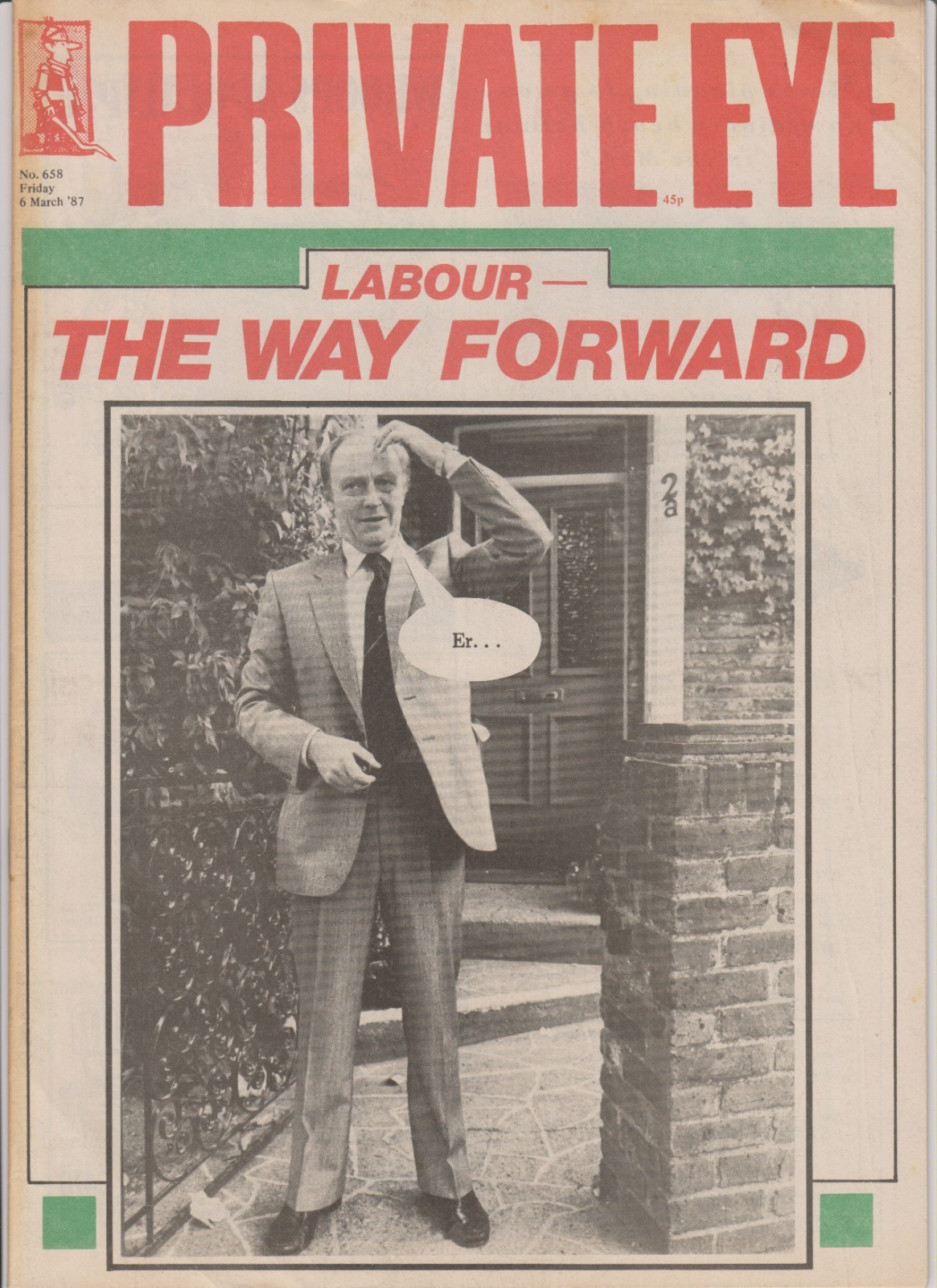 PRIVATE EYE magazine – issue 658 – 6 Mar 1987