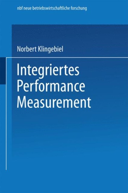 Klingebiel – Integriertes Performance Measurement – New paperback or s – X555z