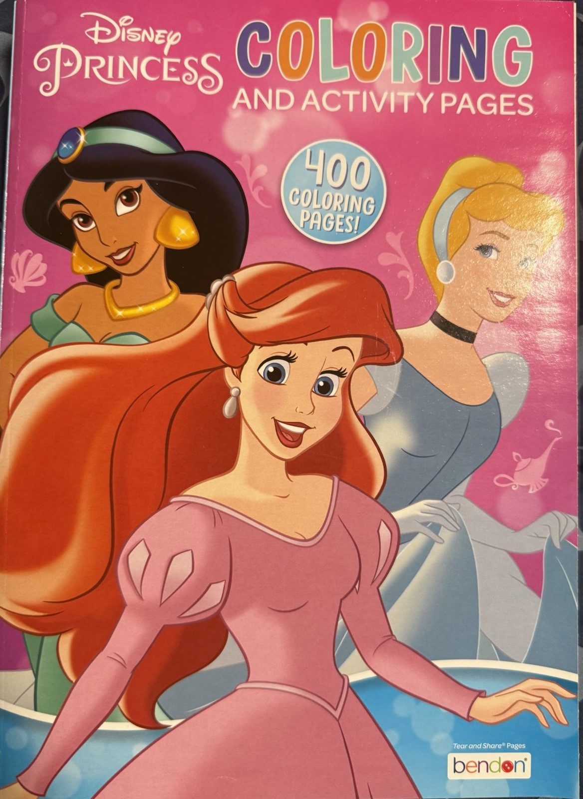 Disney Princess: Coloring Book for Kids. Activity Book for Girls – 400 Pages