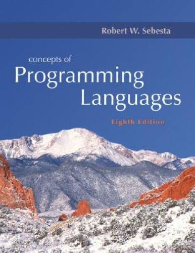 Concepts of Programming Languages (8th Edition) – Hardcover – GOOD