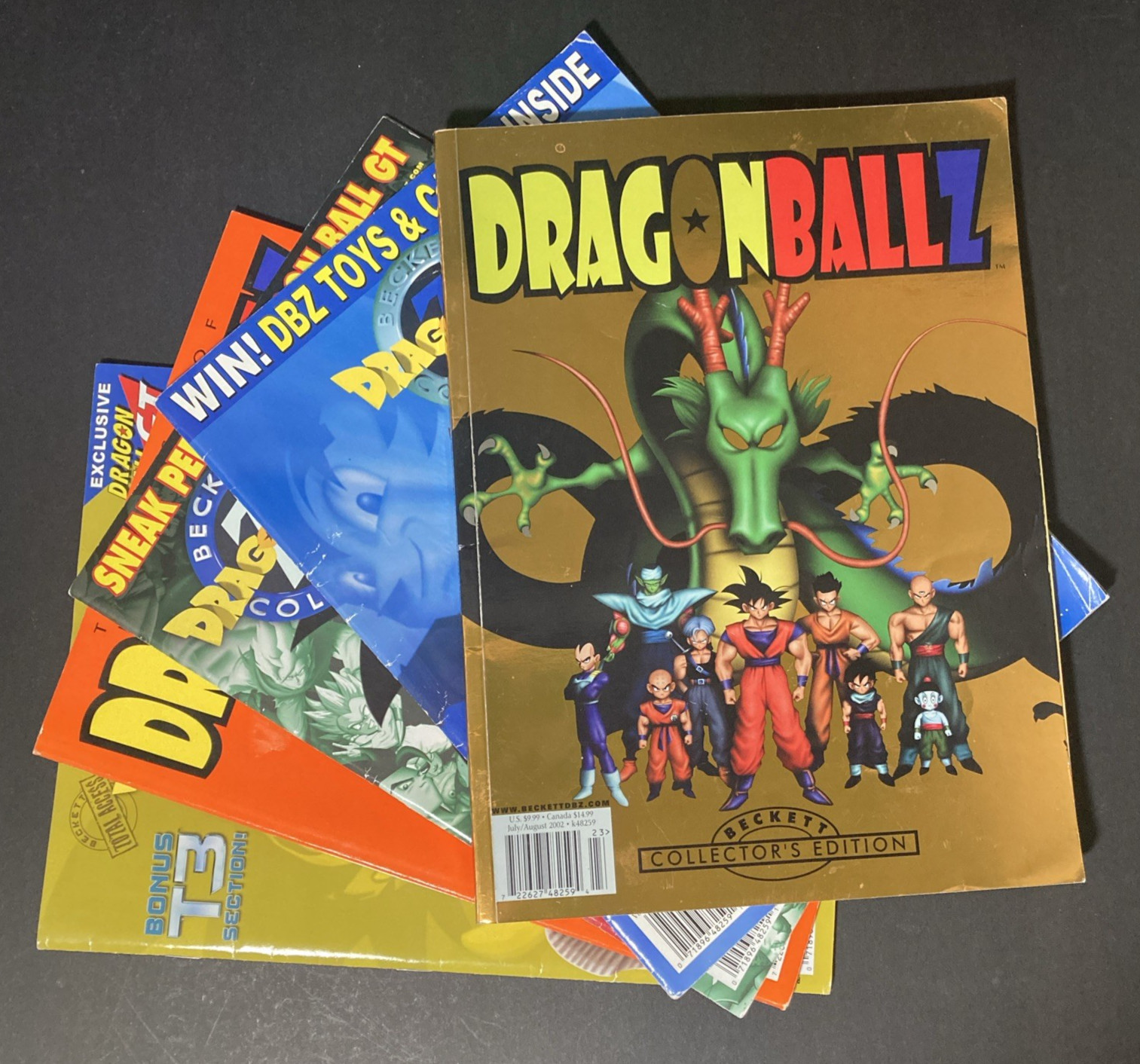 Lot Of 5 | DragonBall Z Beckett Collector Editions | 2002 – 2003