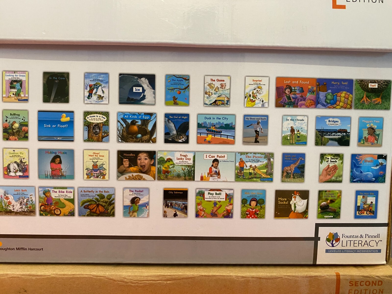 Fountas & Pinnell LLI Orange System Complete Set 1-110 Color Readers Level A-E