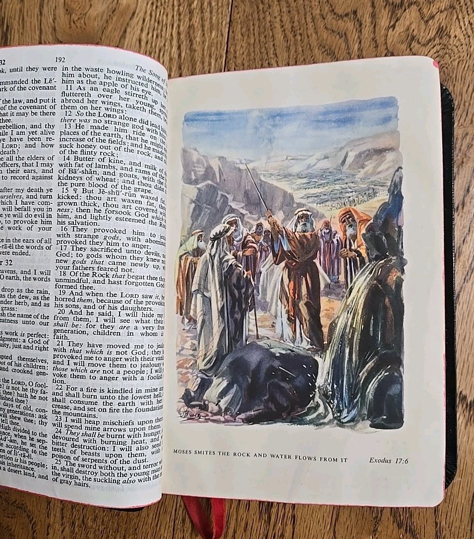 Holy Bible King James Version Self-Pronouncing Red-Letter Edition 1st Edition